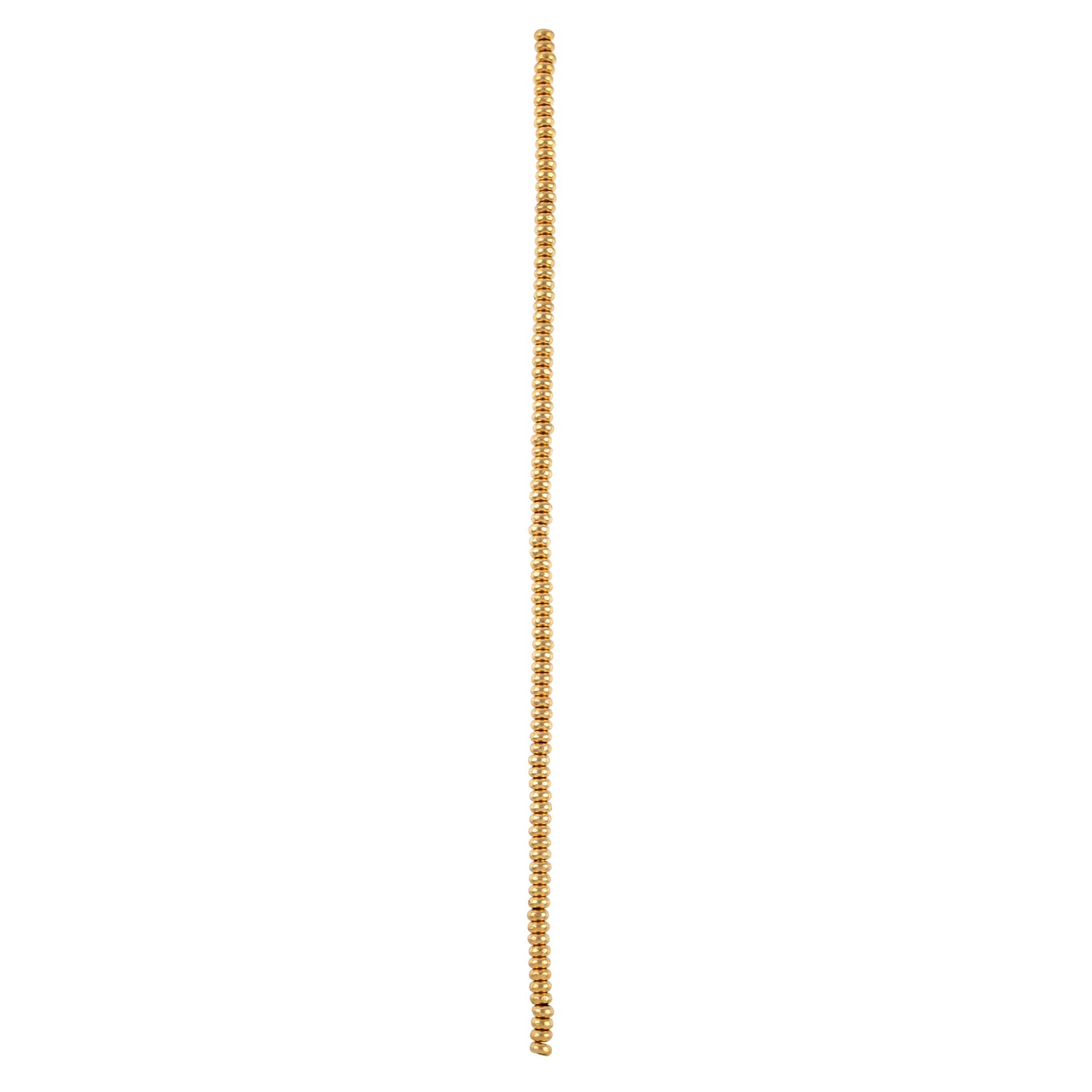 Metal Rondelle Beads, 5mm by Bead Landing&#x2122;