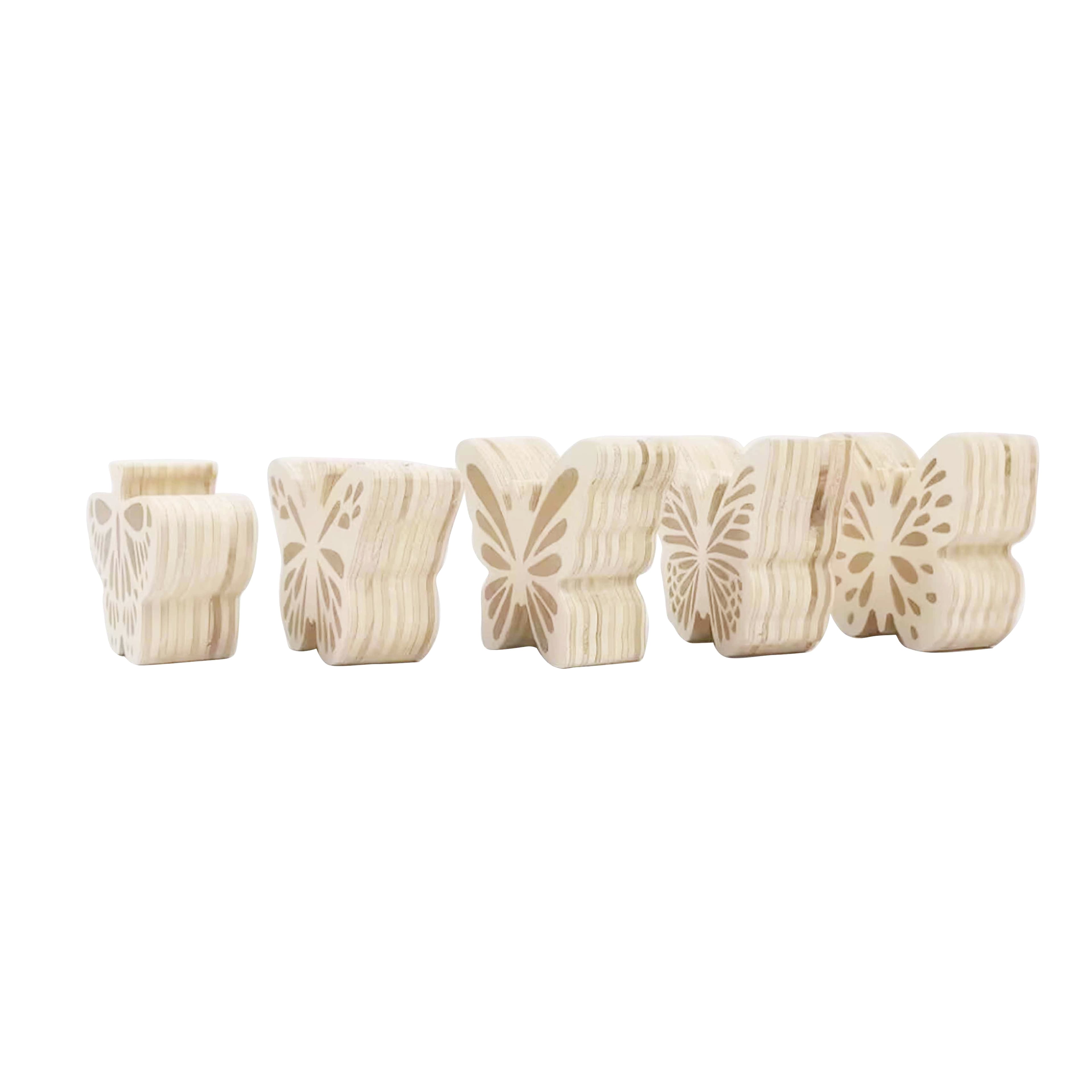3.5&#x22; Butterfly DIY Wood D&#xE9;cor by Make Market&#xAE;