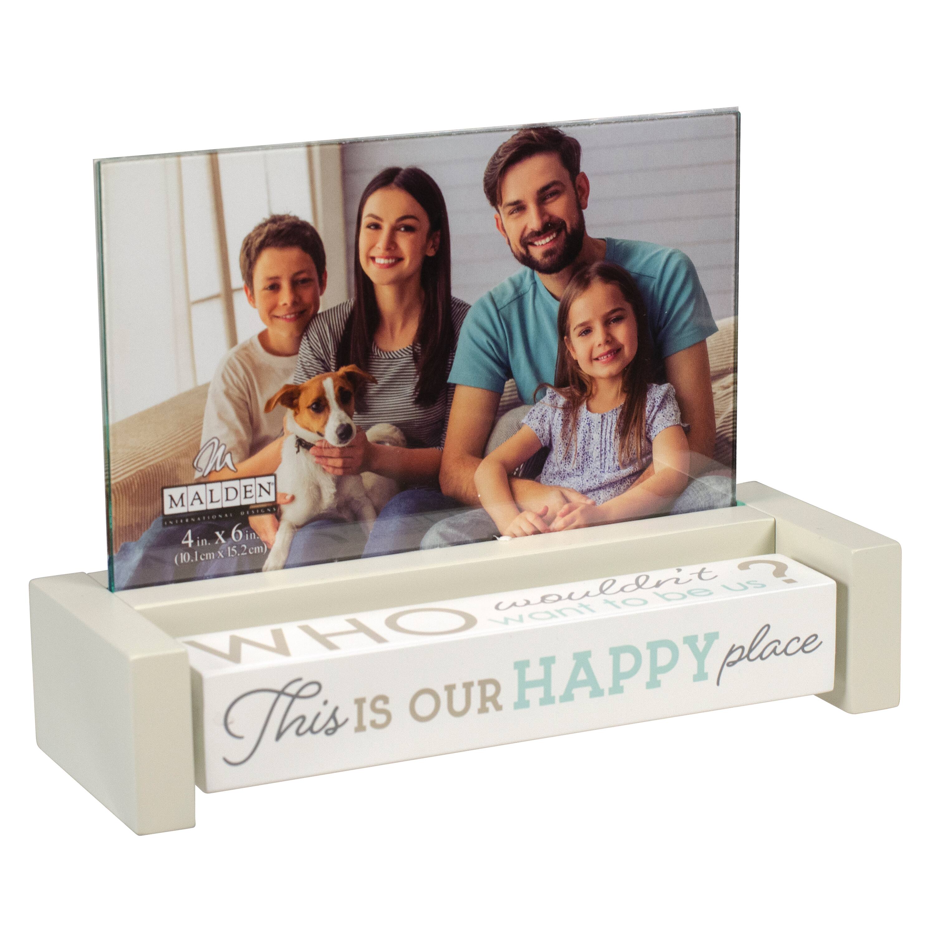 Malden International Designs Family 4&#x22; x 6&#x22; Spin Quote Frame