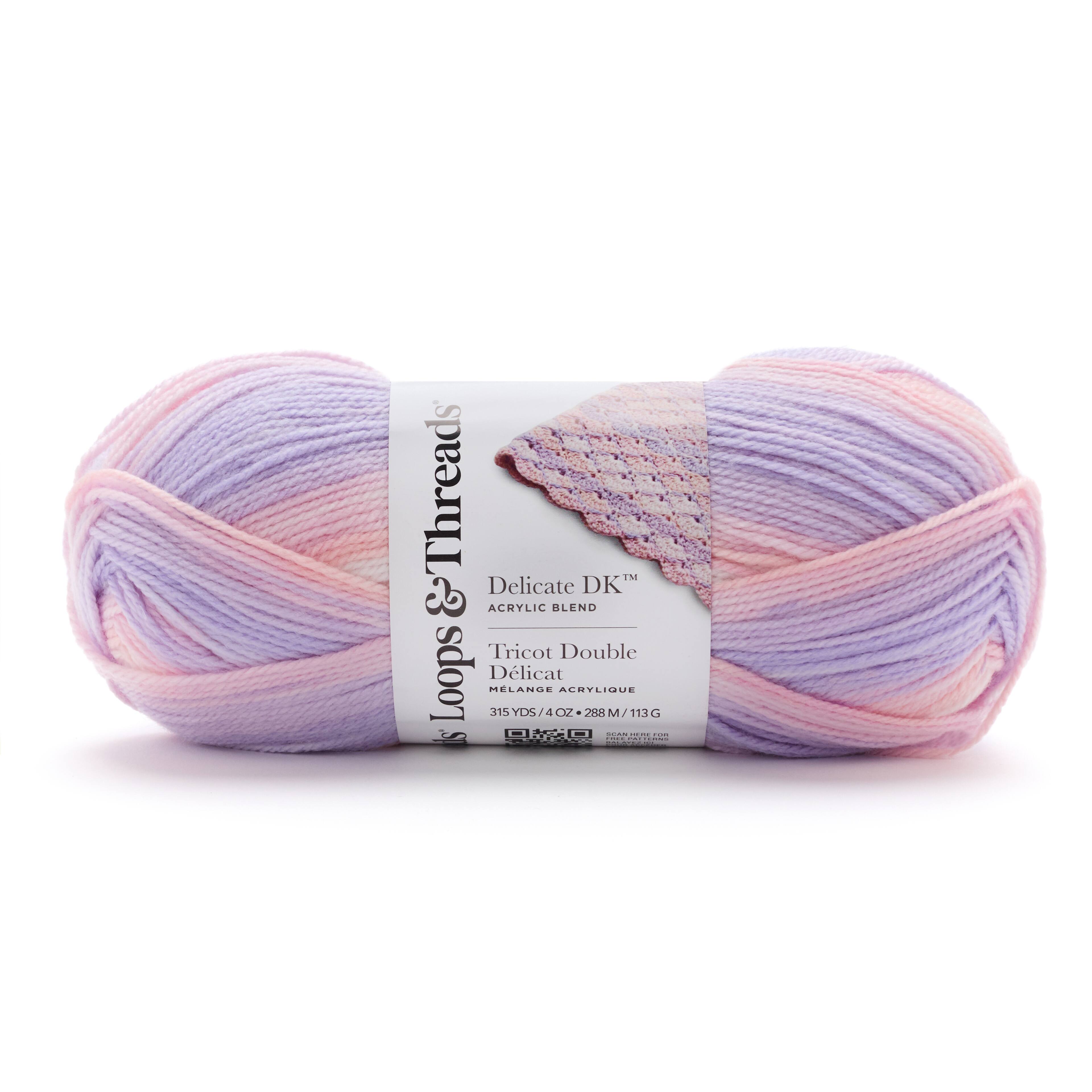 15 Pack: Delicate DK™ Yarn by Loops & Threads®