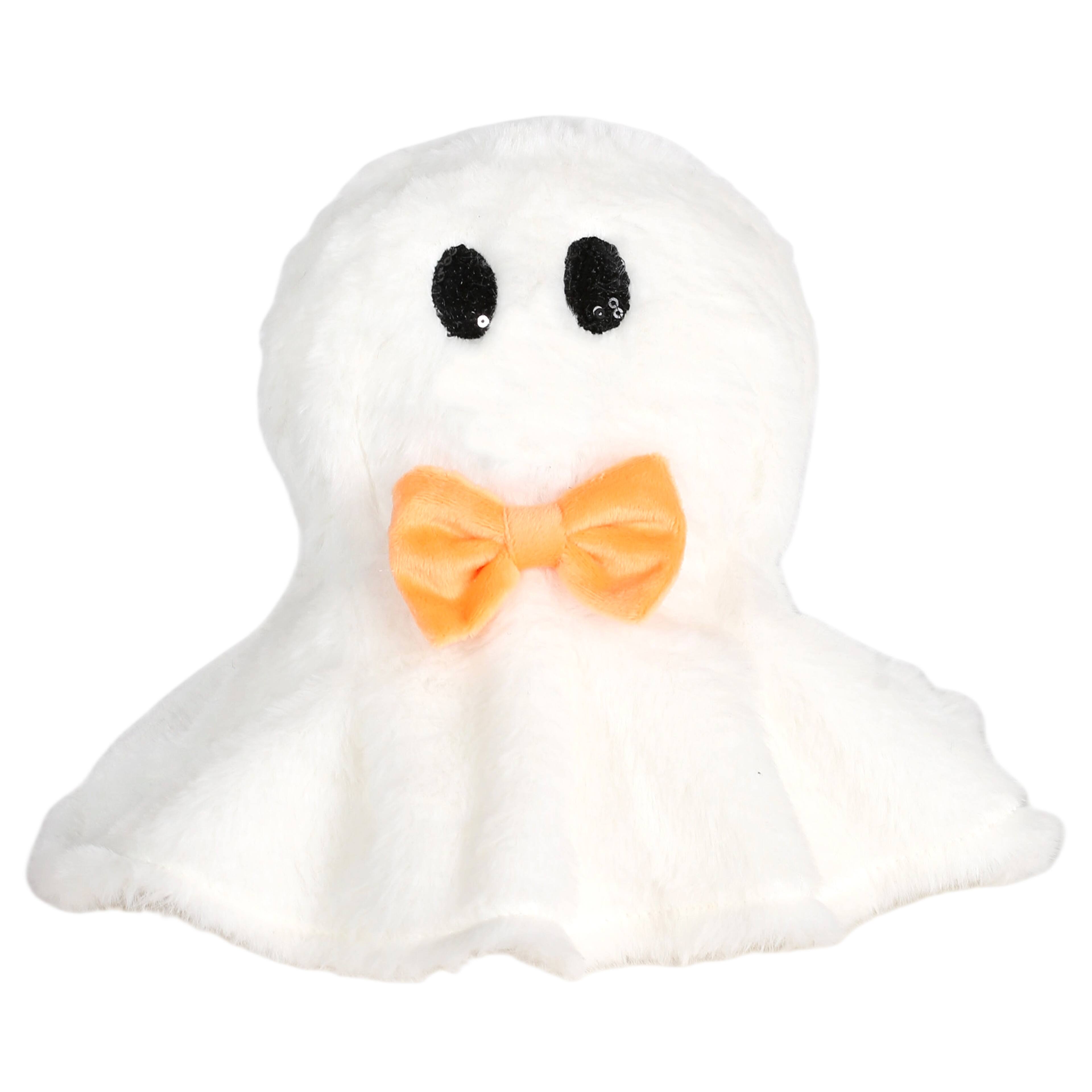 9" Ghost with Orange Bow Tie Pillow by Ashland®
