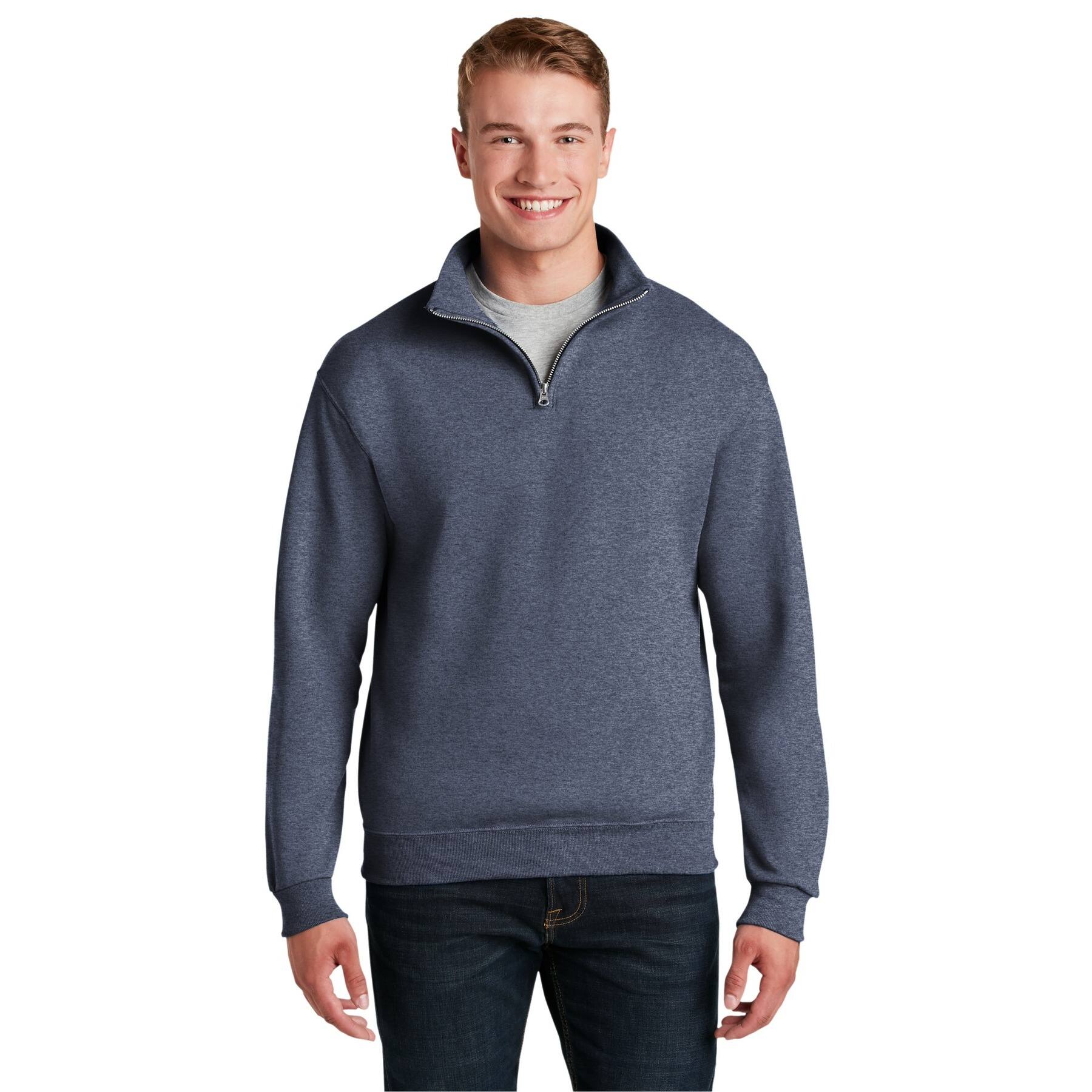 JERZEES® NuBlend® 1/4-Zip Cadet Collar Sweatshirt