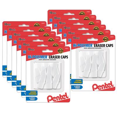 Pentel Hi-Polymer White Eraser Cap