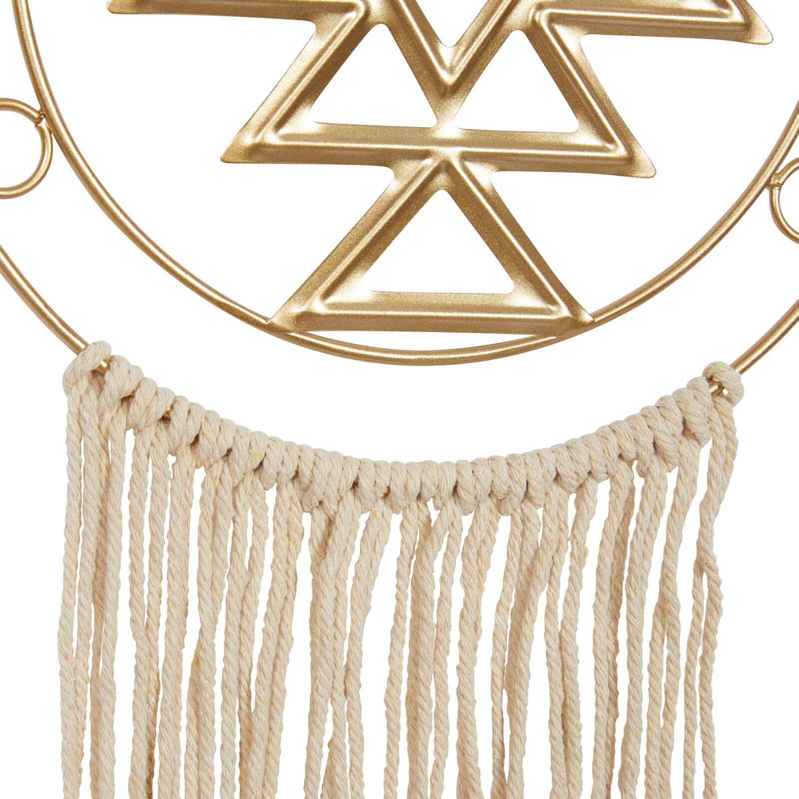 Multicolored Metal Contemporary Dreamcatcher Wall Decor, 2ct.