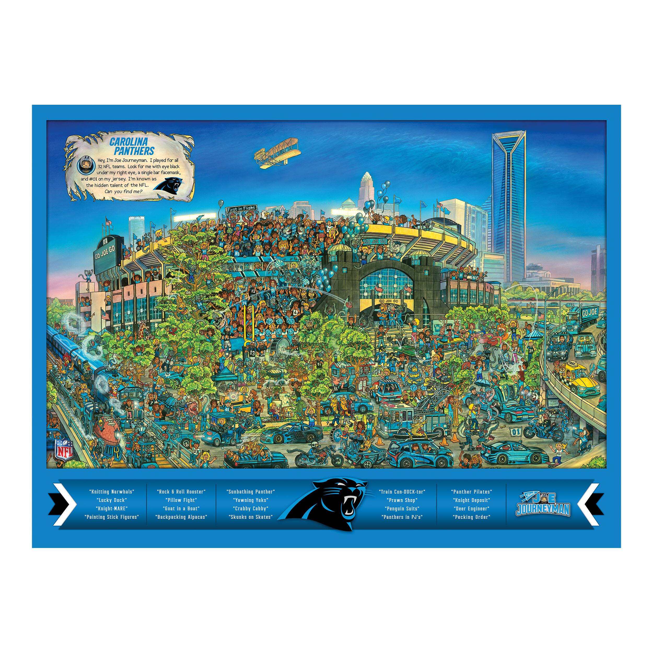 Joe Journeyman NFL 500 Piece Jigsaw Puzzle