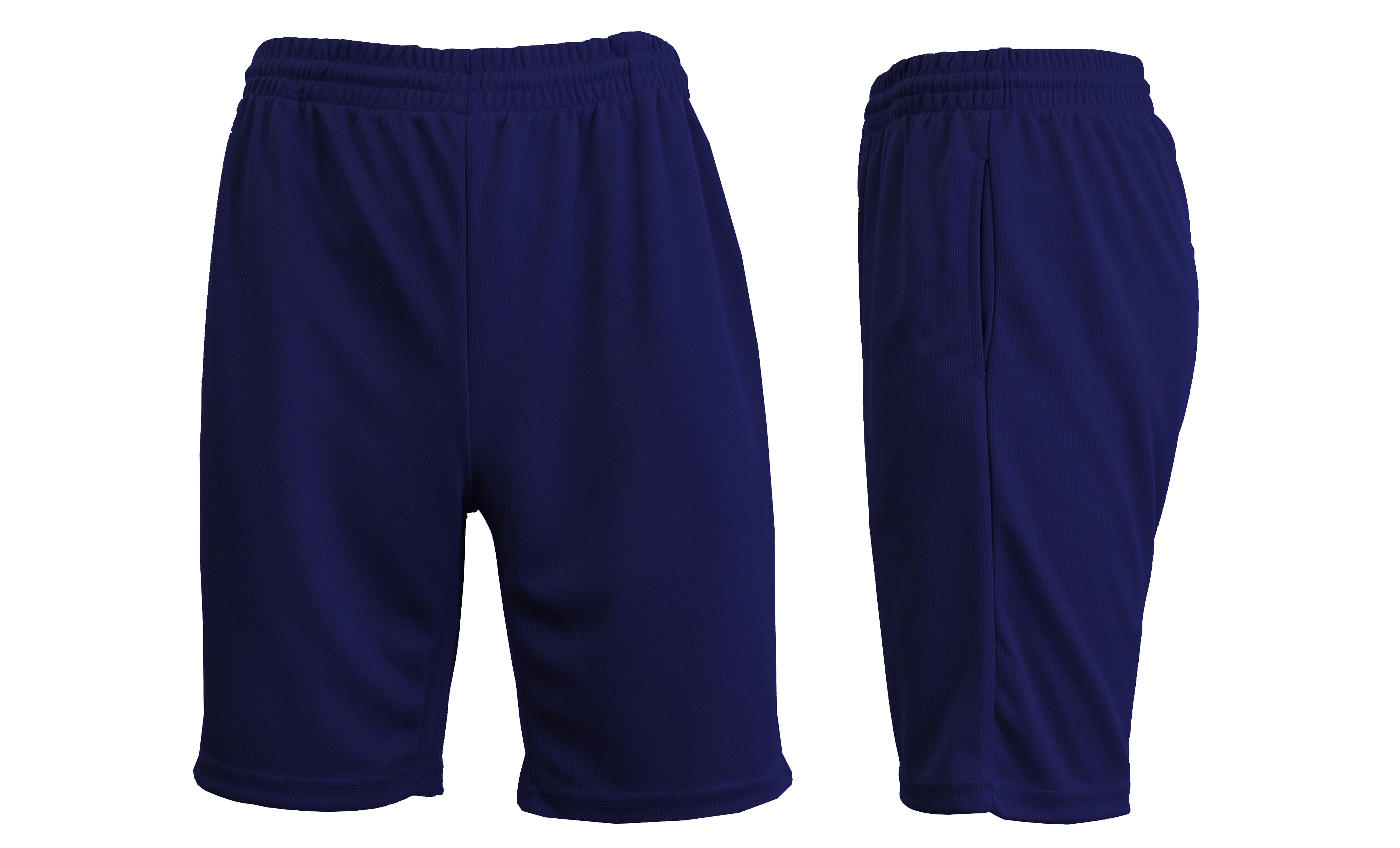 Galaxy by Harvic Men's Moisture Wicking Performance Basic Mesh Shorts