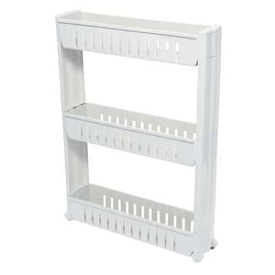 Simplify White 3-Tier Slim Slide Out Storage Cart | Michaels