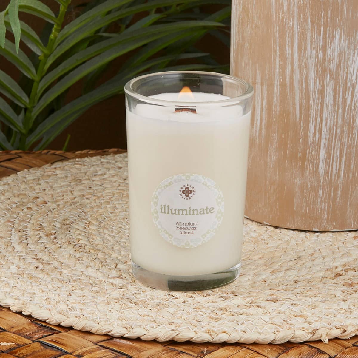 Root Candles Seeking Balance® Illuminate: Juniper Rosewood Jar Candle