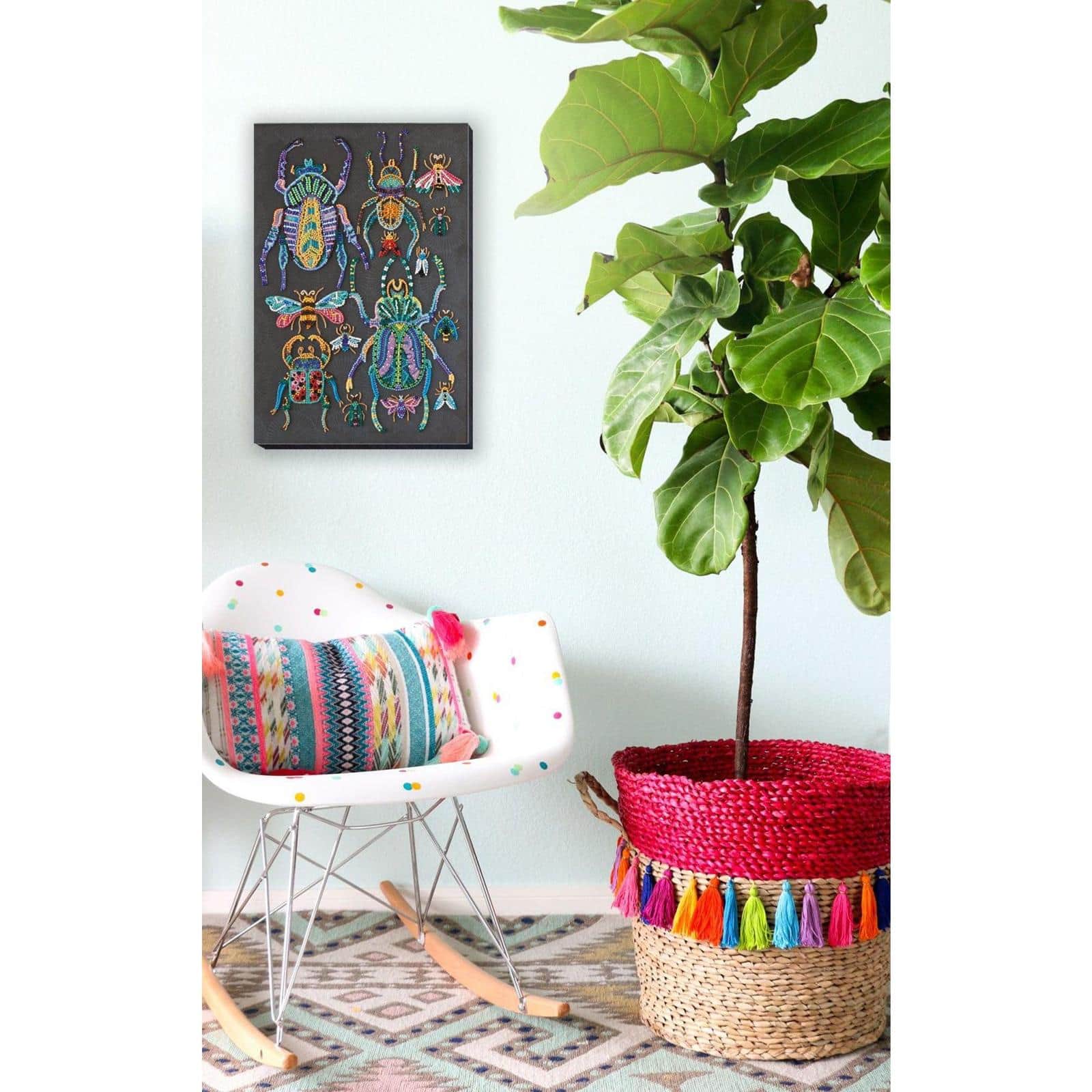 Abris Art Beetles Deco Scenes Bead Embroidery Kit