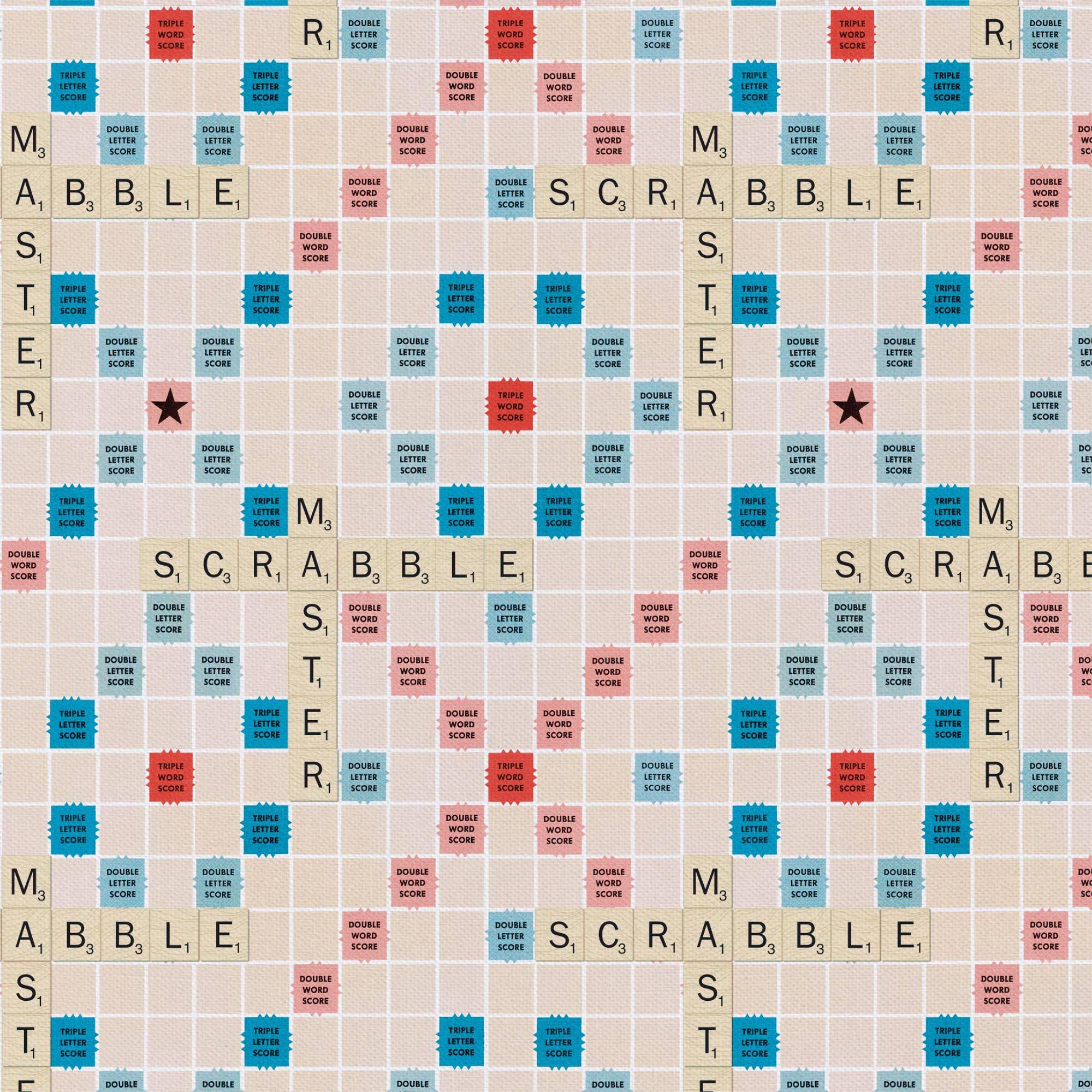Scrabble Master Precut Cotton Fabric