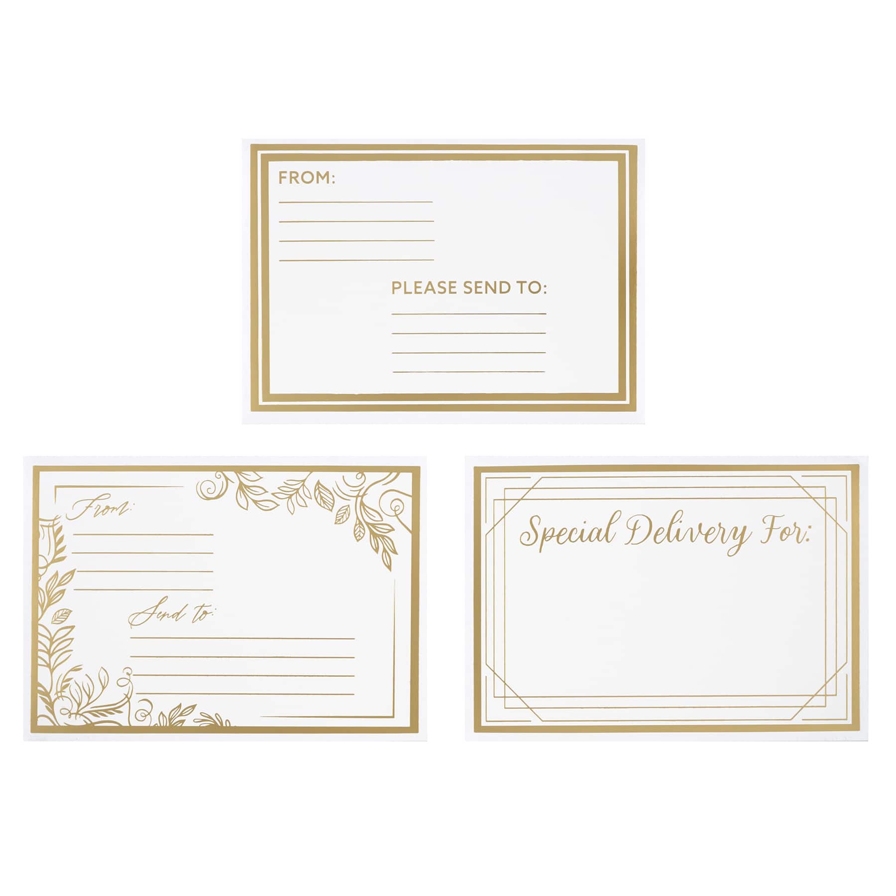 Gold Address Labels by Celebrate It™