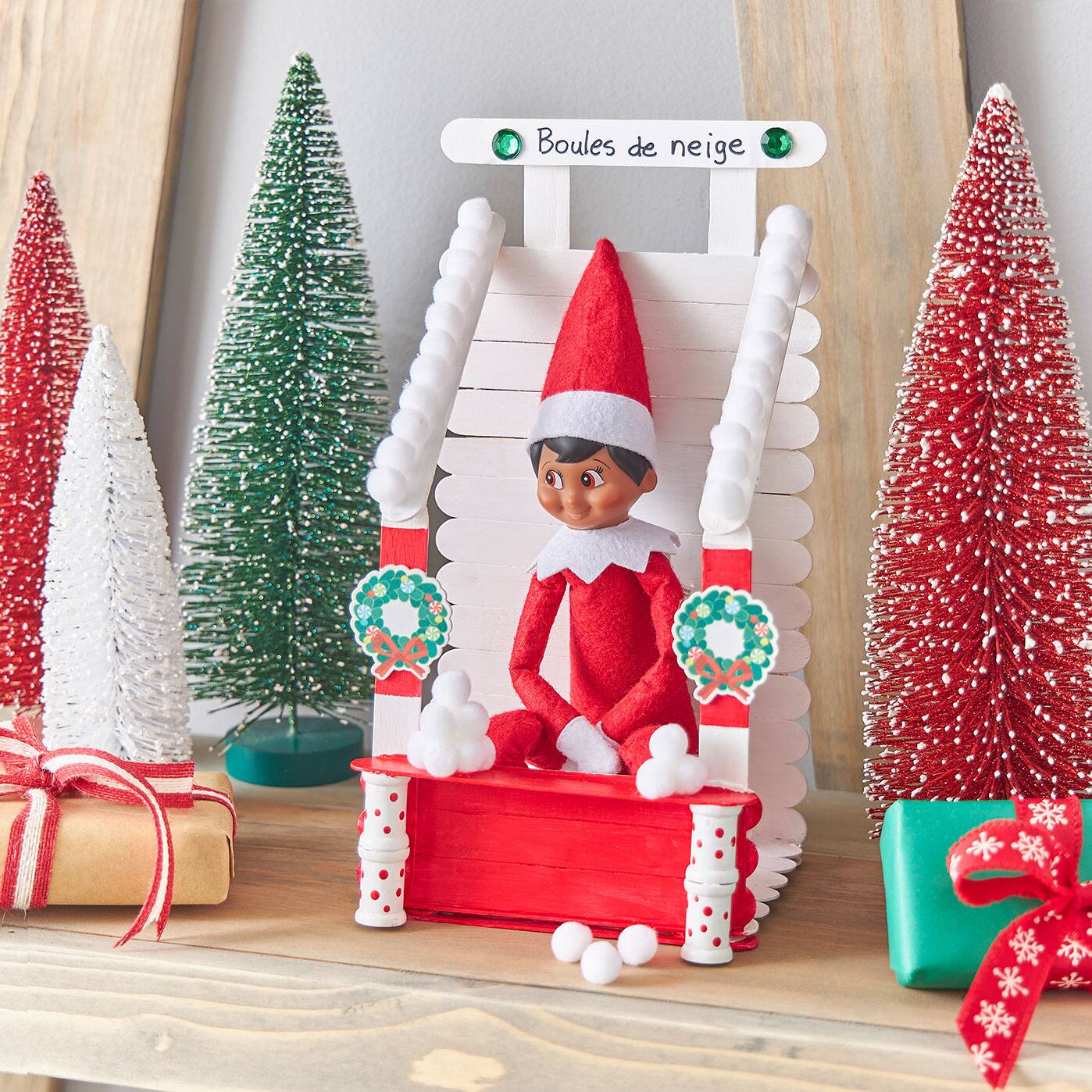 Elf on the Shelf® Craft Stick Snowball Stand