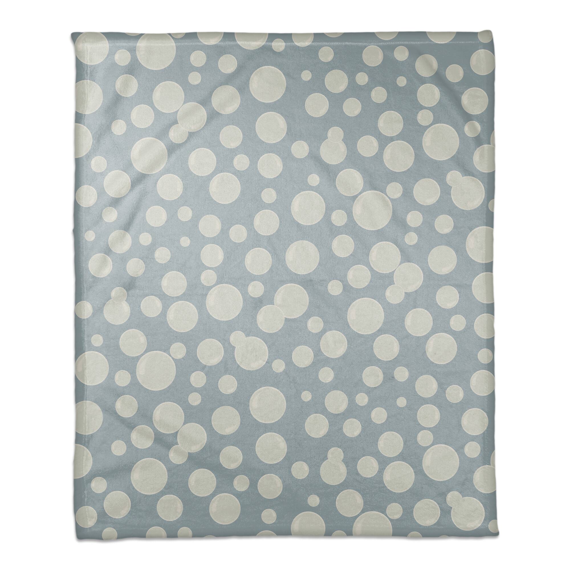 Bubbles All Over Coral Fleece Blanket