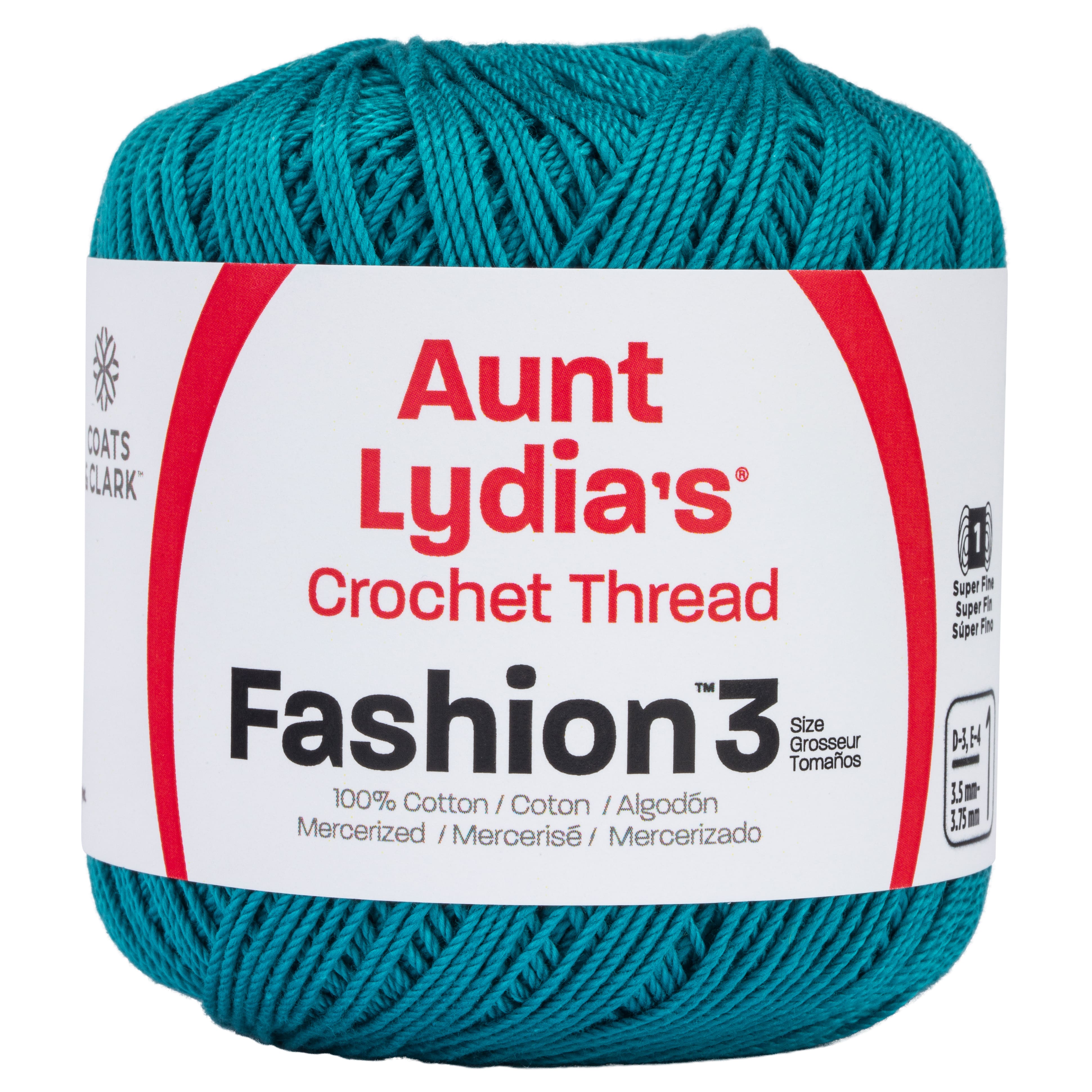 Aunt Lydia's Fashion Crochet Thread Size 3 Maize Yellow AT470 