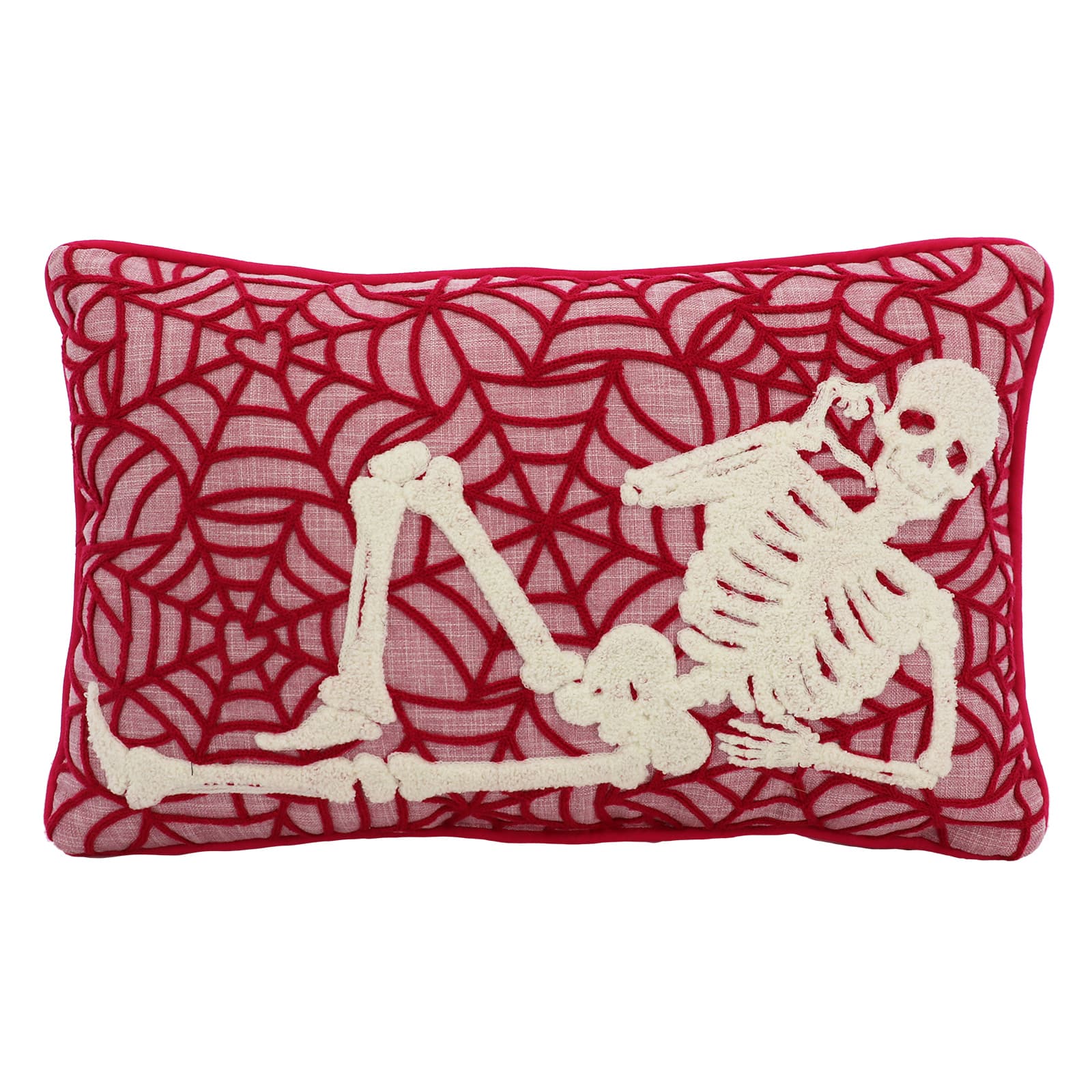 20&#x22; x 12&#x22; Skeleton with Web Lumbar Pillow by Ashland&#xAE;