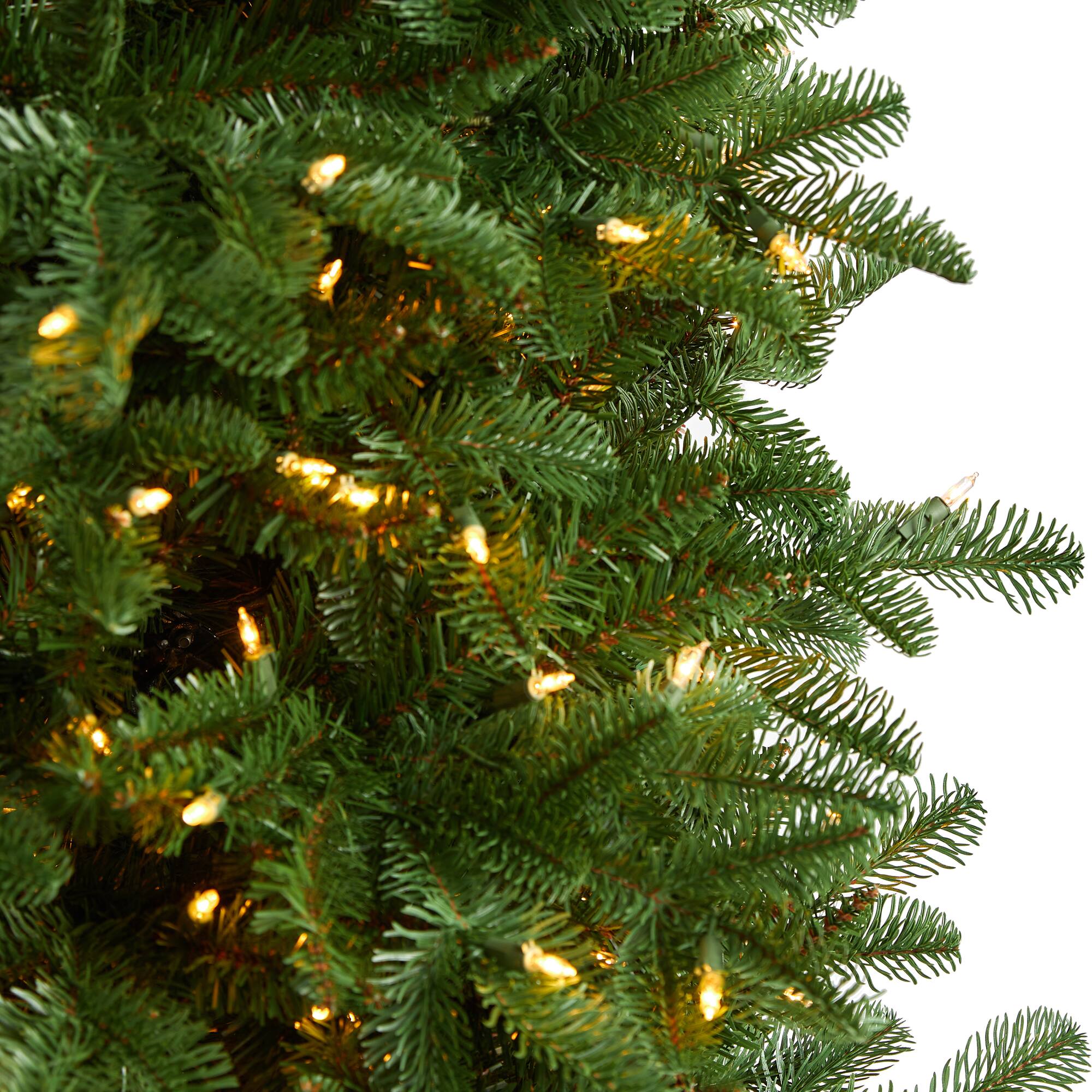 7ft. Pre-Lit South Carolina Fir Artificial Christmas Tree, Clear Lights