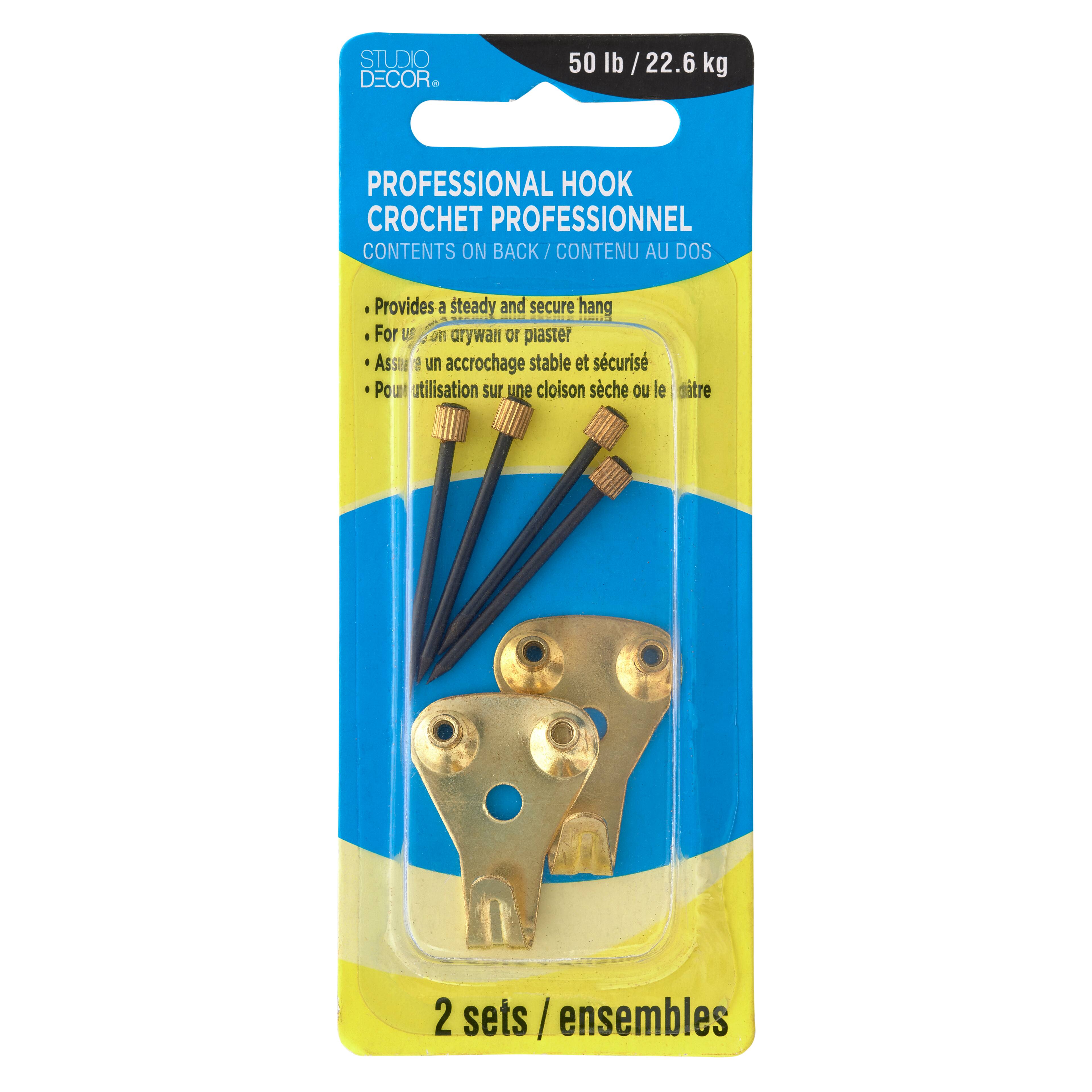 24 Pack: Professional Picture Hanging Hook by Studio D&#xE9;cor&#xAE;