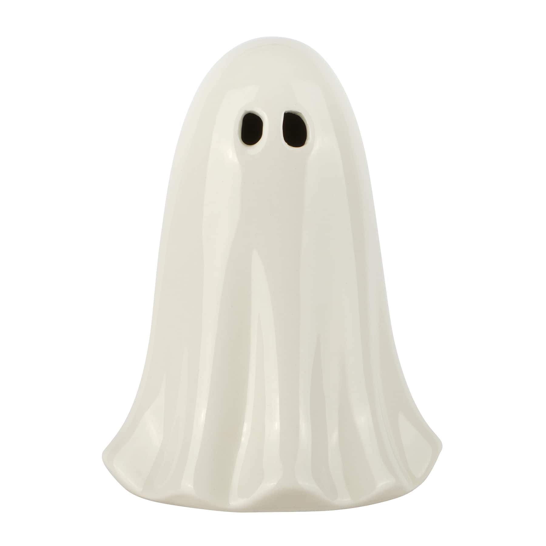 5&#x22; Light Up Ceramic Ghost Tabletop D&#xE9;cor by Ashland&#xAE;