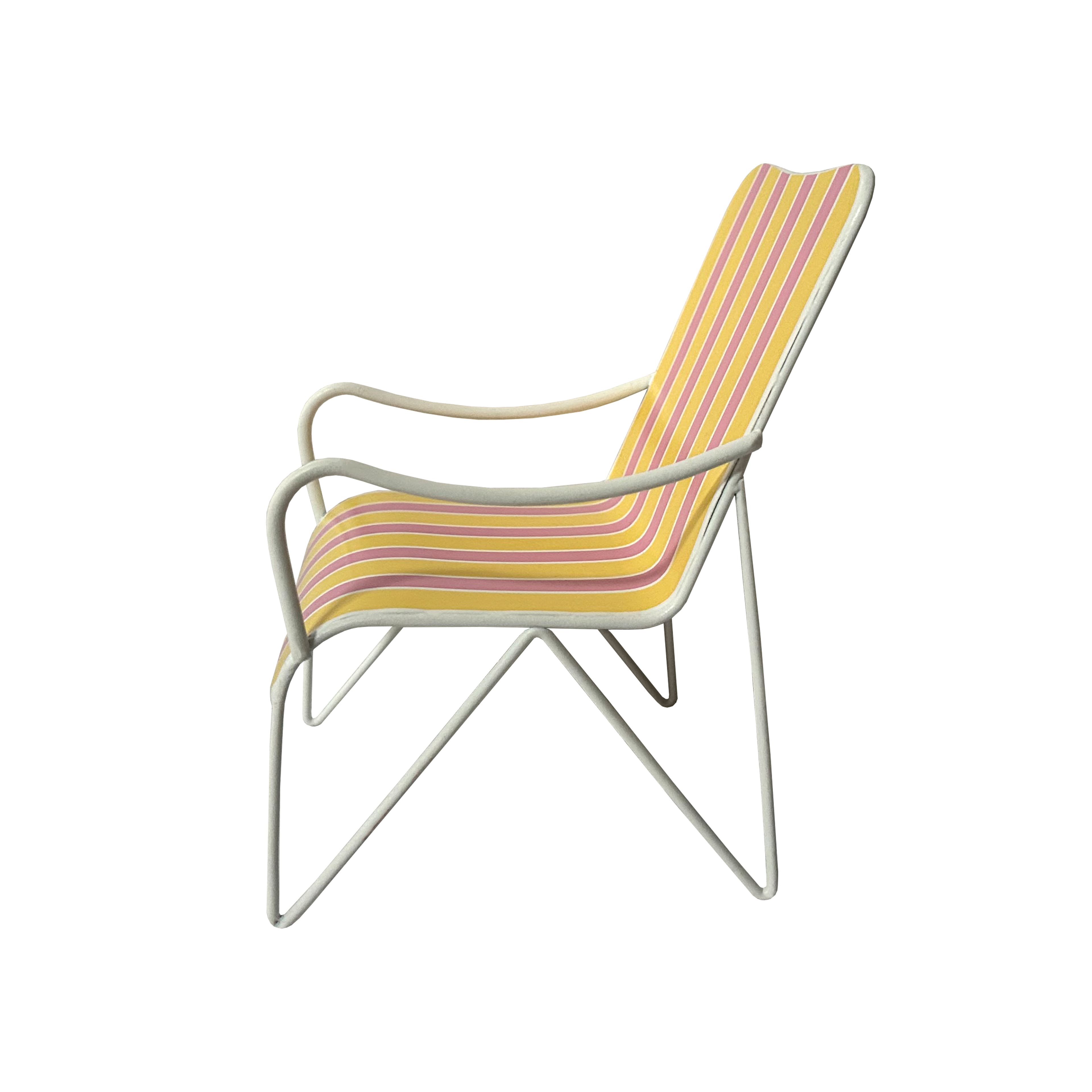 Assorted 6.75&#x22; Striped Metal Beach Chair Tabletop D&#xE9;cor, 1pc. by Ashland&#xAE;