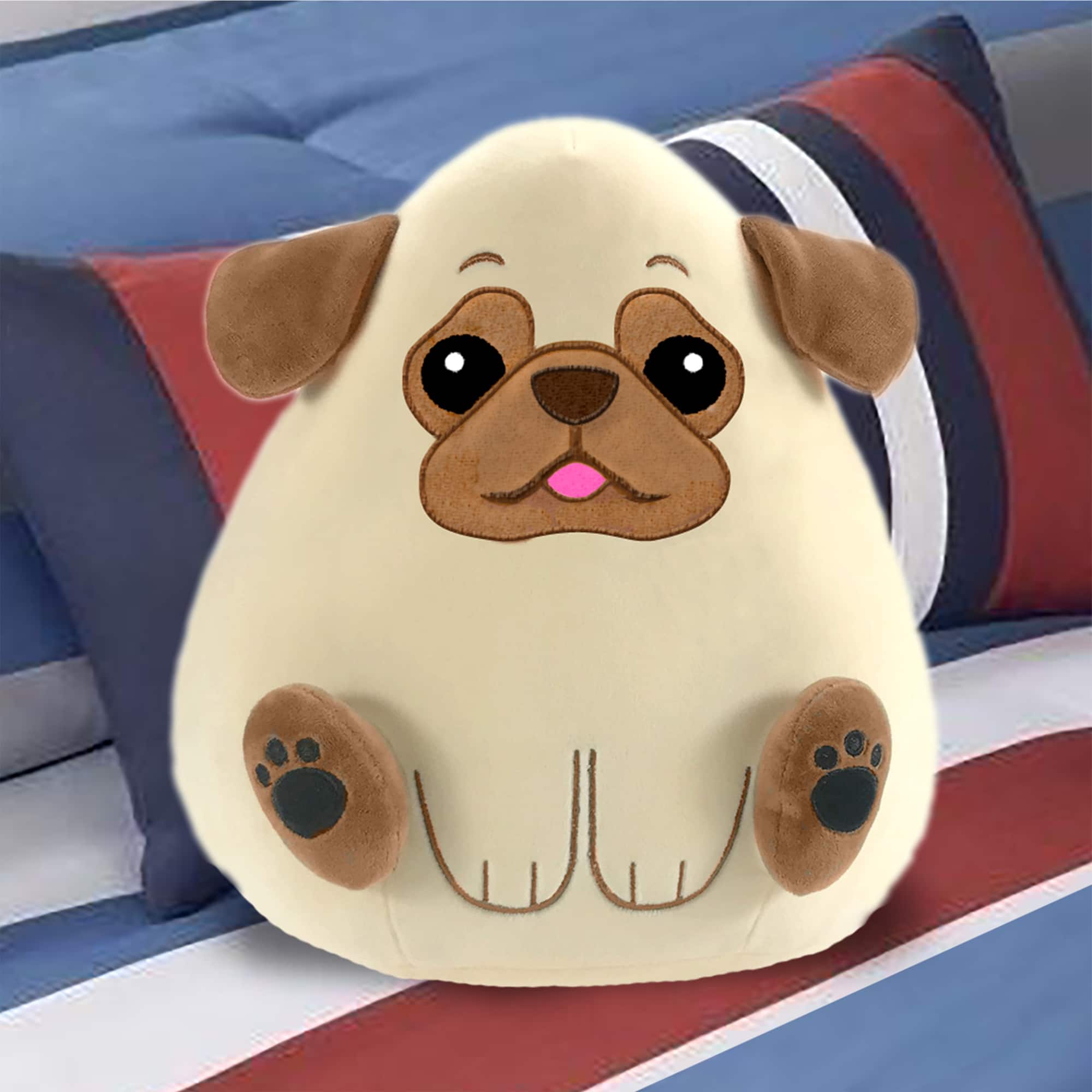 First and Main Dreampuffs&#x2122; Pug Stuffed Animal