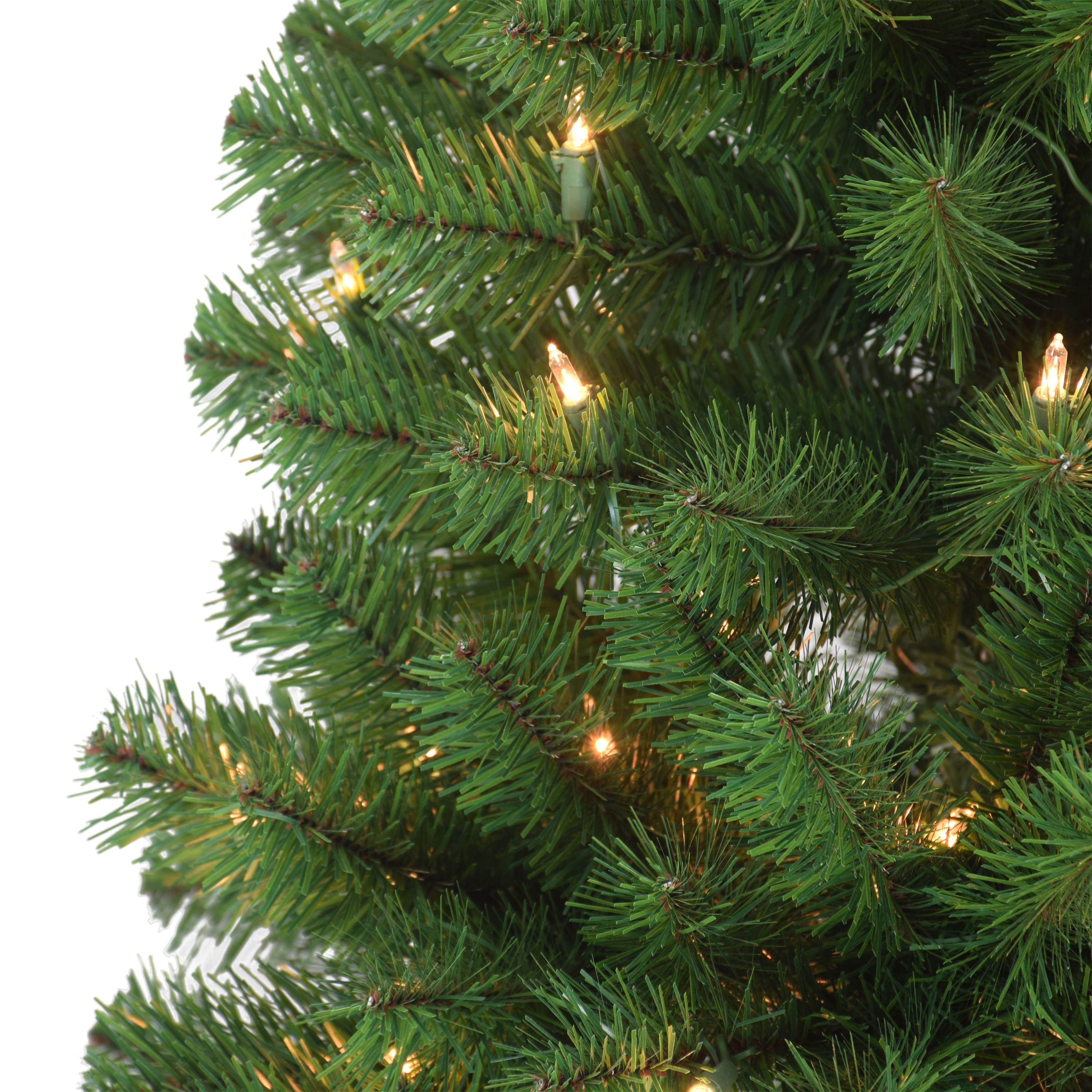 7.5ft Pre-Lit Northern Fir Pencil Artificial Christmas Tree, Clear Lights