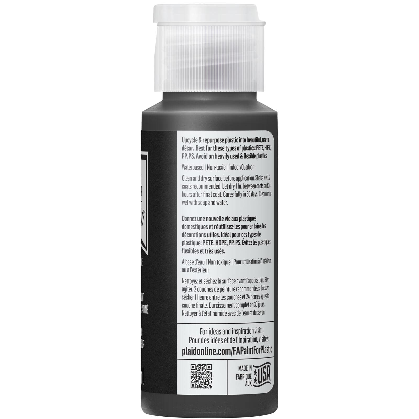 FolkArt &#xAE; Paint For Plastic&#x2122; Satin Acrylic Paint