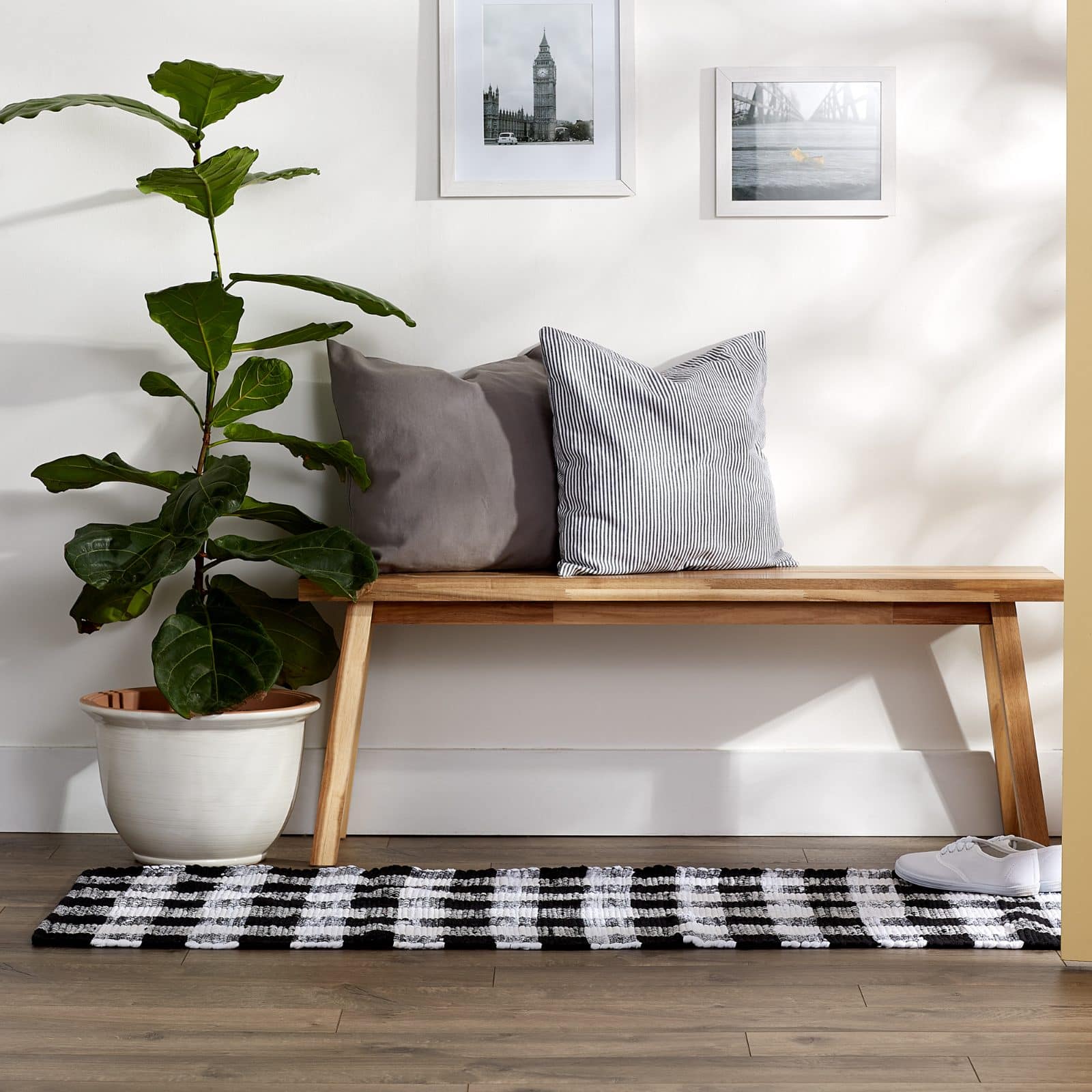 DII® Buffalo Check Rag Rug