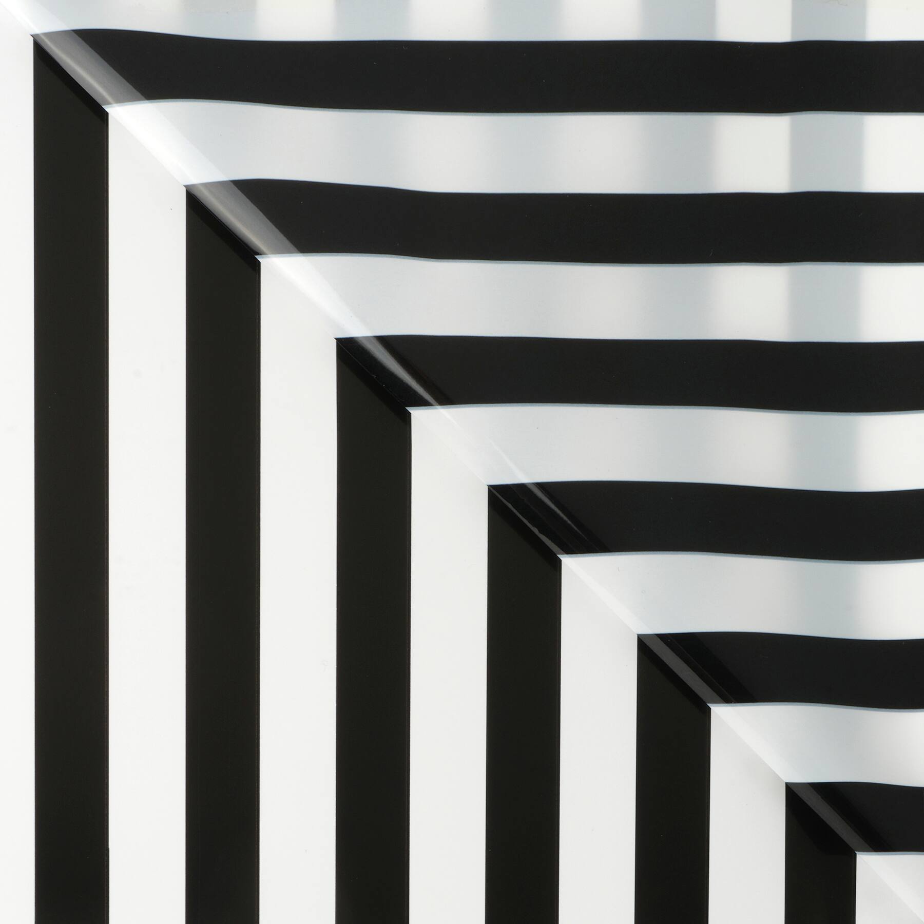 23" Black & White Stripe Print Floral Wrapping Paper, 12ct. by Ashland®