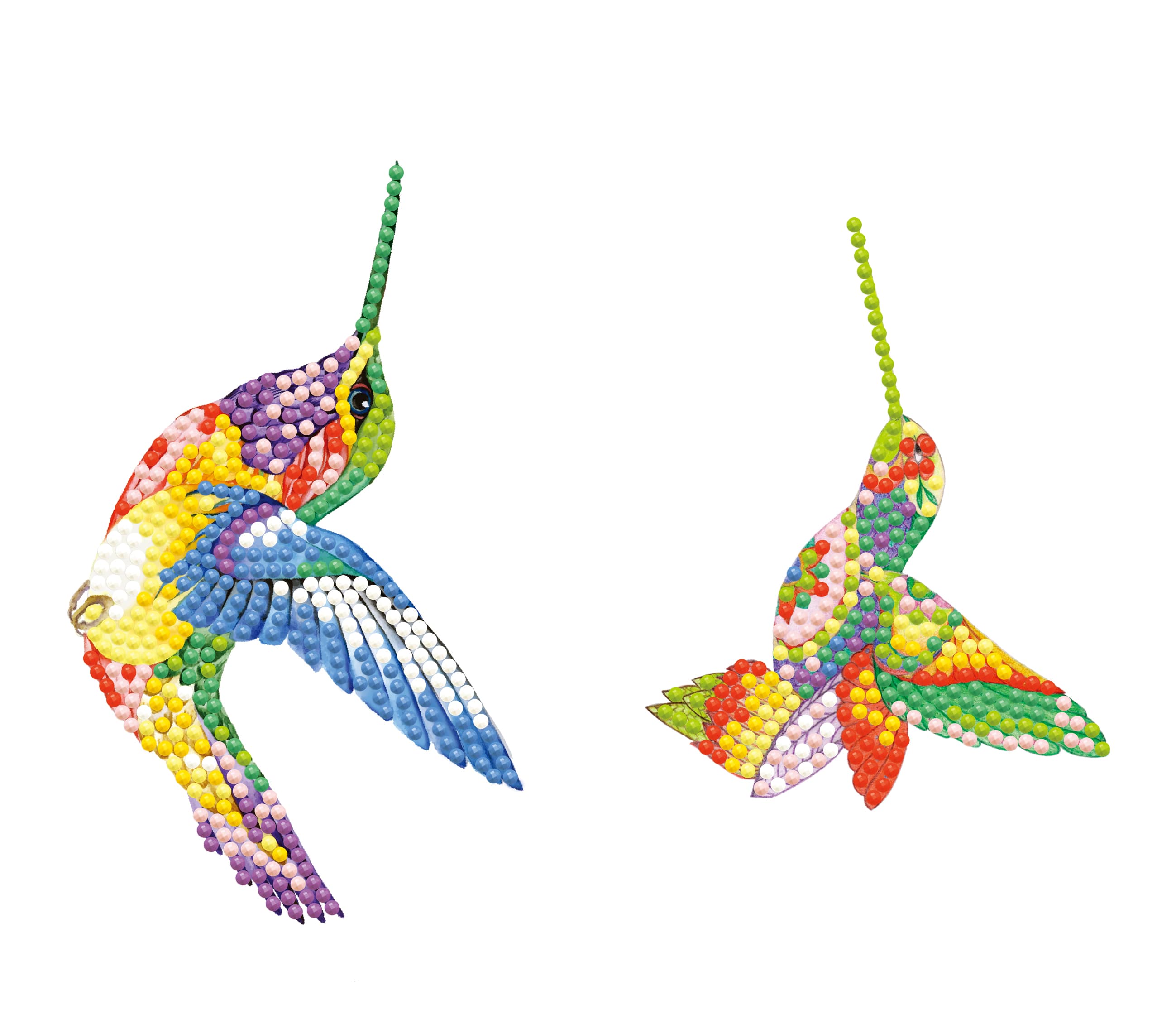Diamond Dotz® Hummingbirds Iron-On 'n' Dot Kit