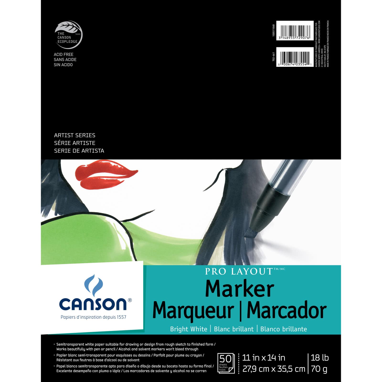 Buy the Canson® XL® Marker Pad, Bright White at Michaels