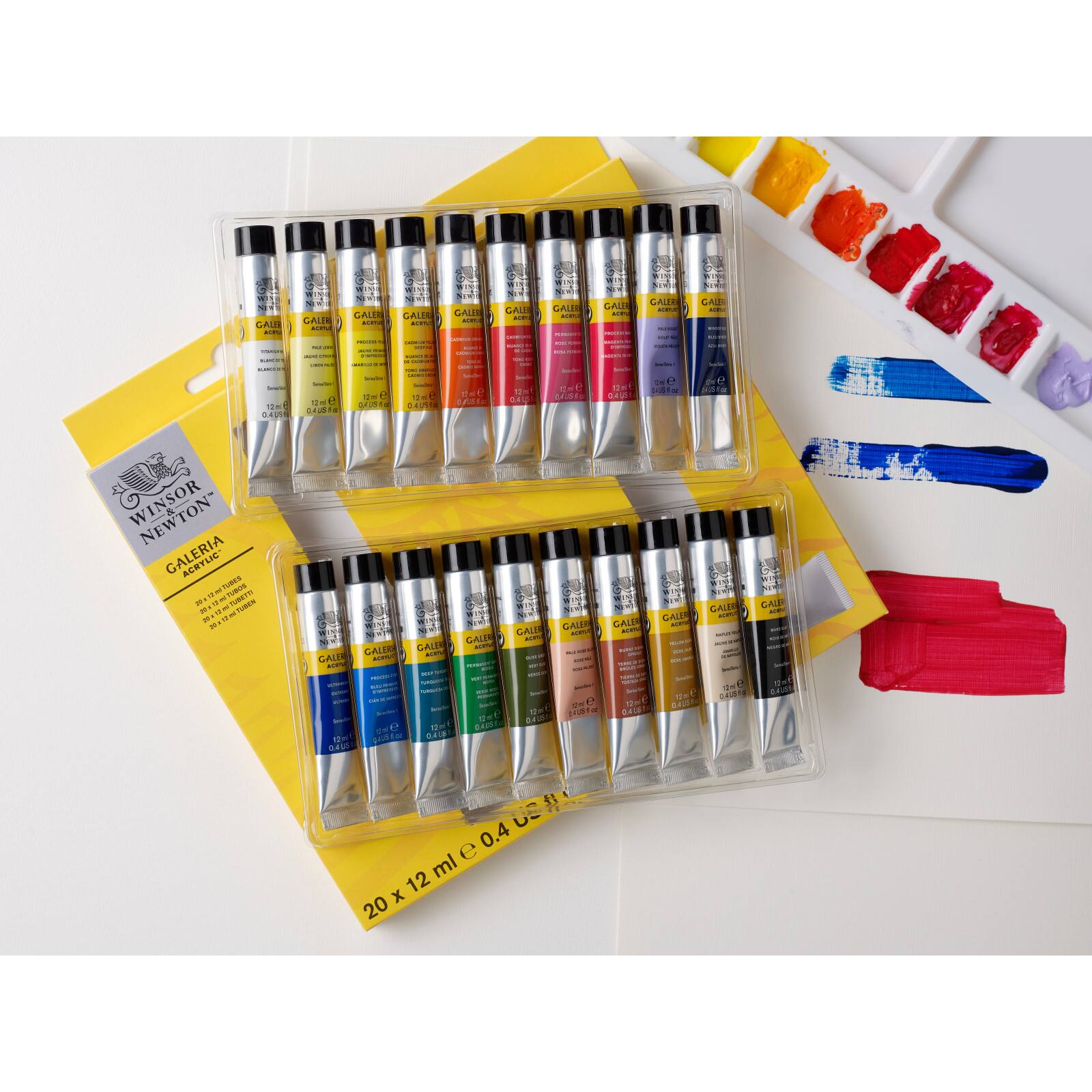 Winsor & Newton™ Galeria Acrylic™ 20 Color Paint Set Acrylic Paint Sets Michaels