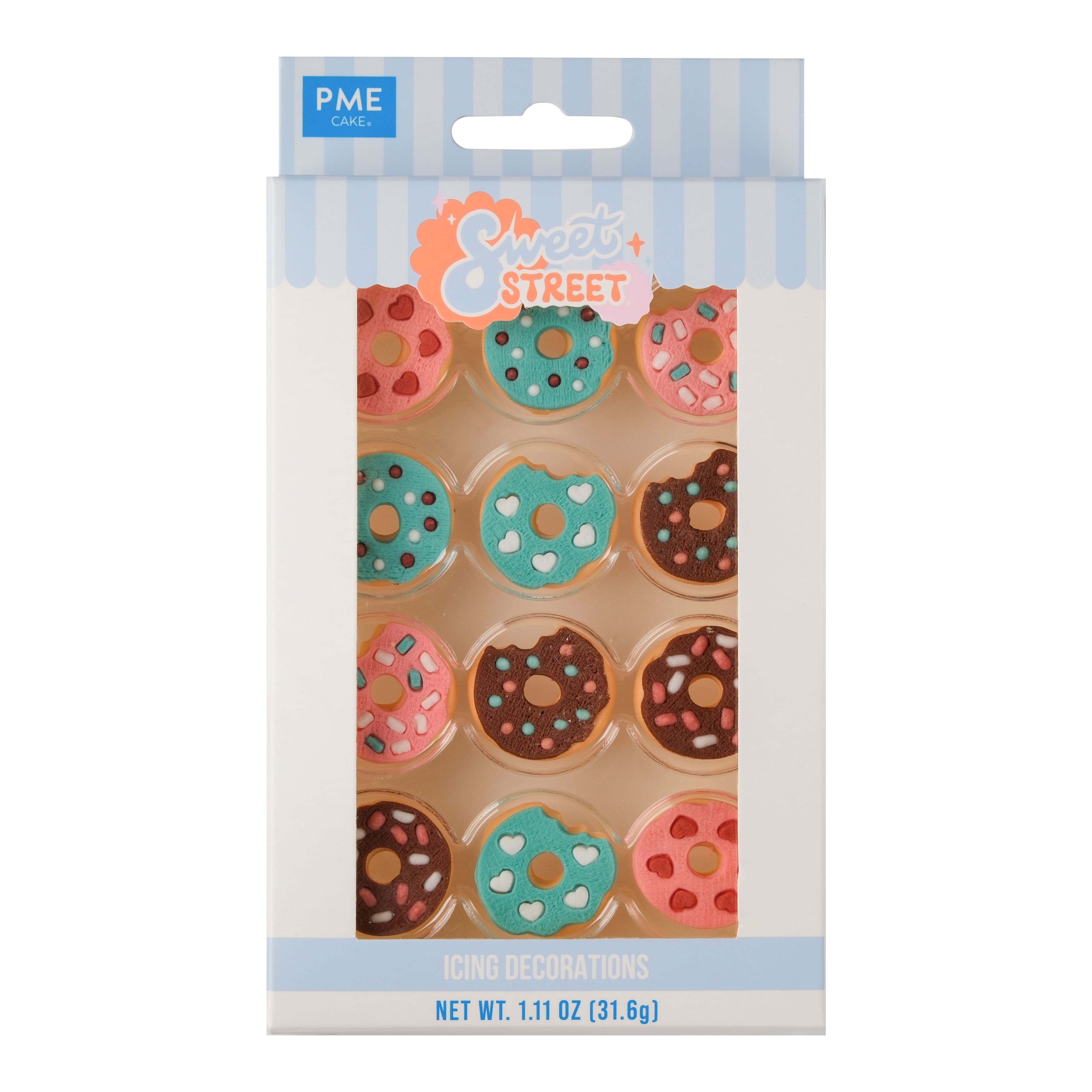 PME Cake Sweet Street&#xAE; Donuts Icing Decorations