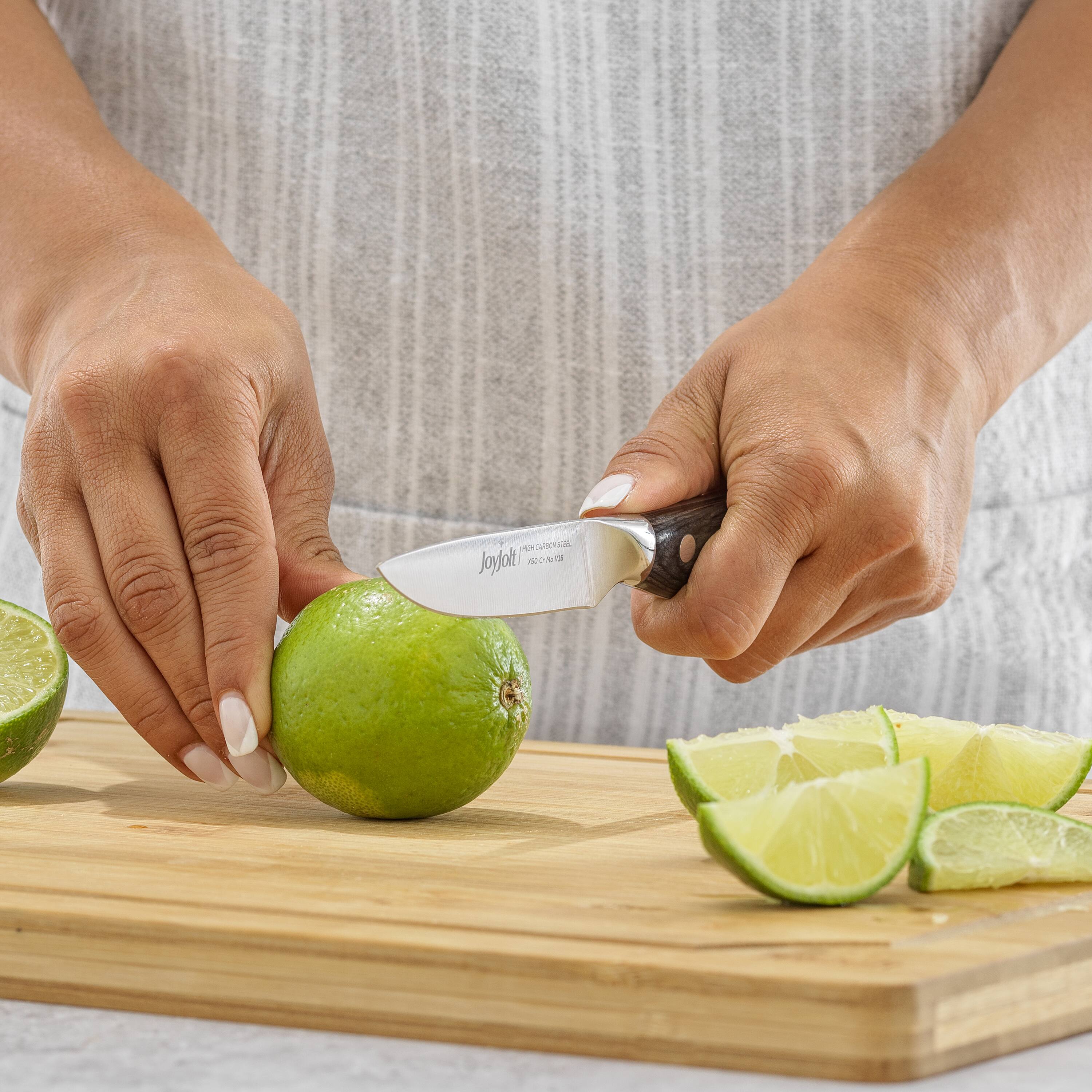 JoyJolt® 2-Piece High Carbon Steel Utility Knives