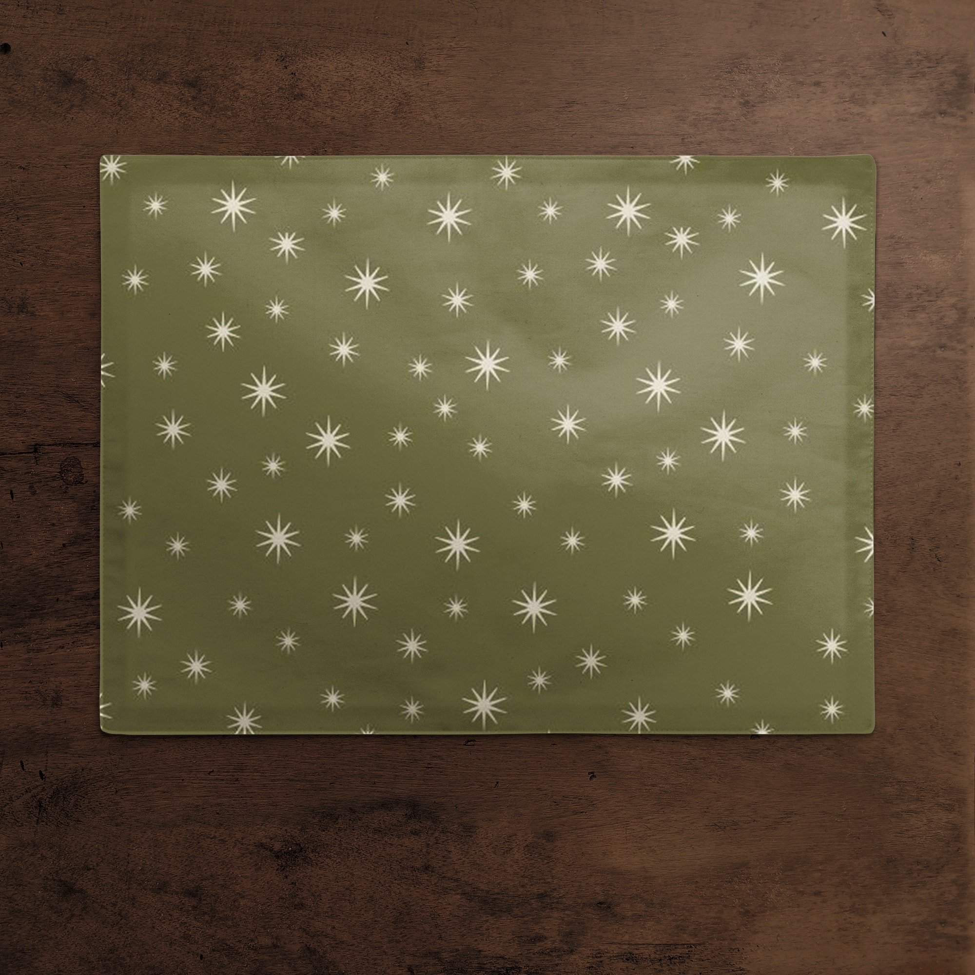 Green Twinkle Cotton Twill Placemat