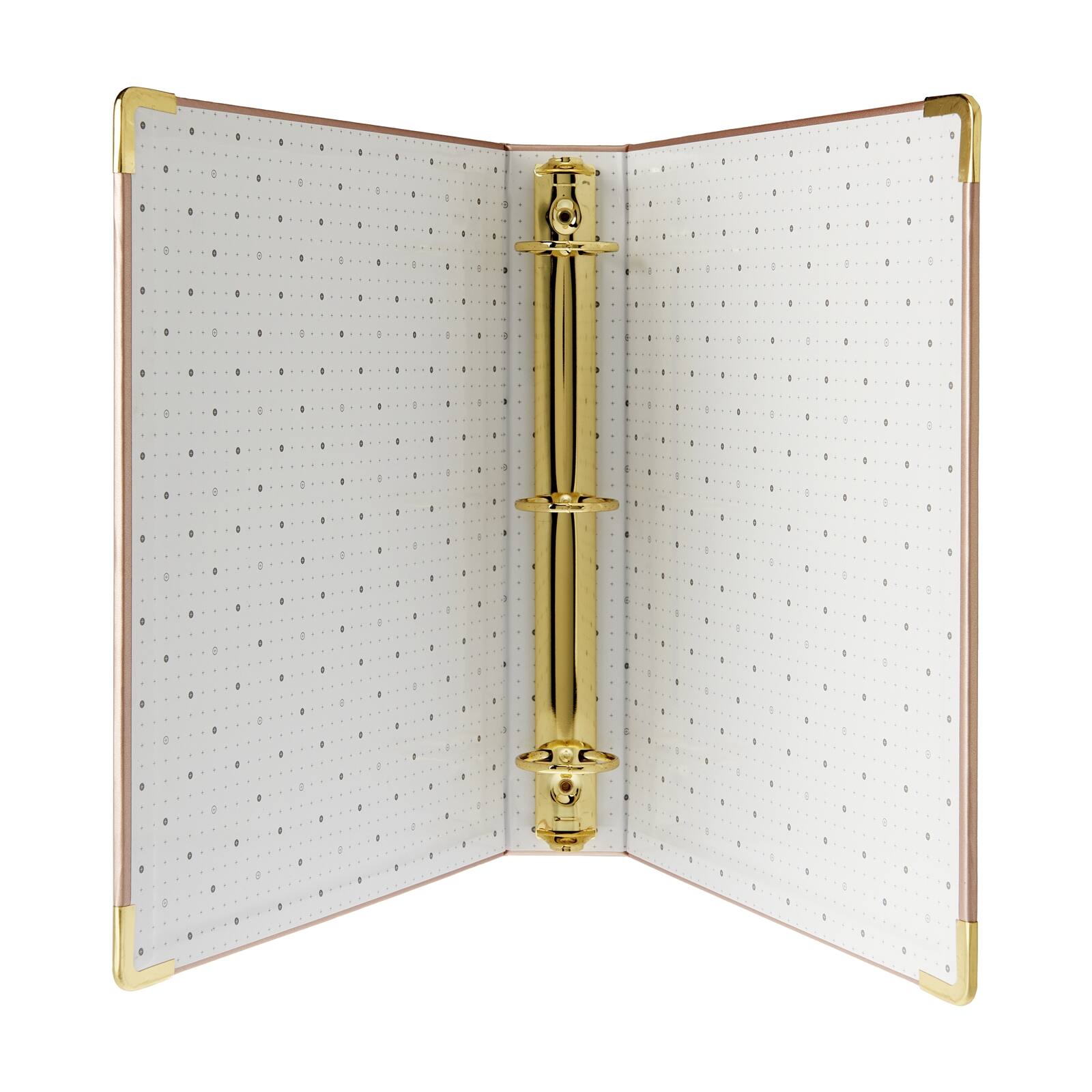 russell+hazel® Black Signature Vegan Leather 3 Ring Binder Binders