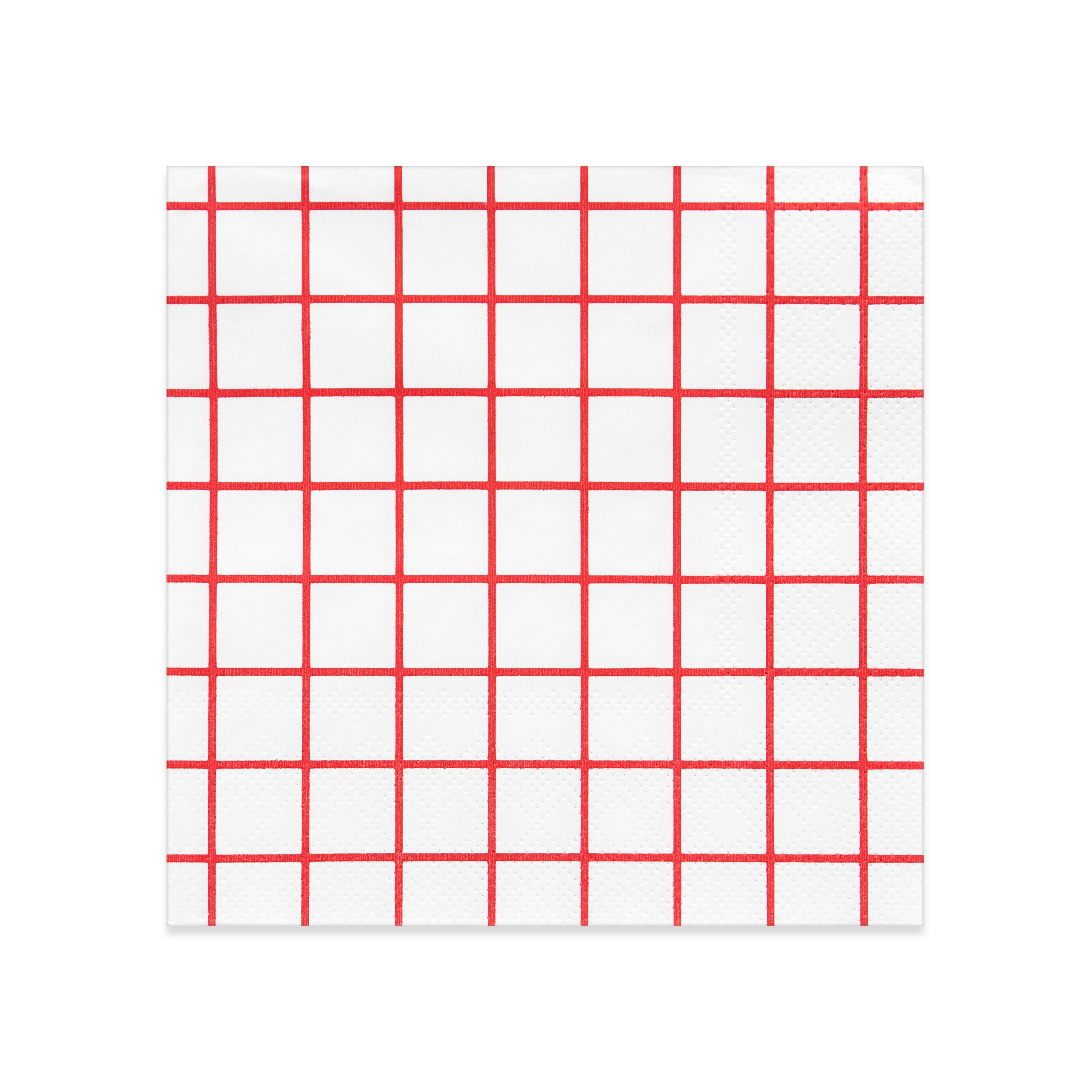 Grid Paper Beverage Napkins by Celebrate It&#x2122;, 20ct.