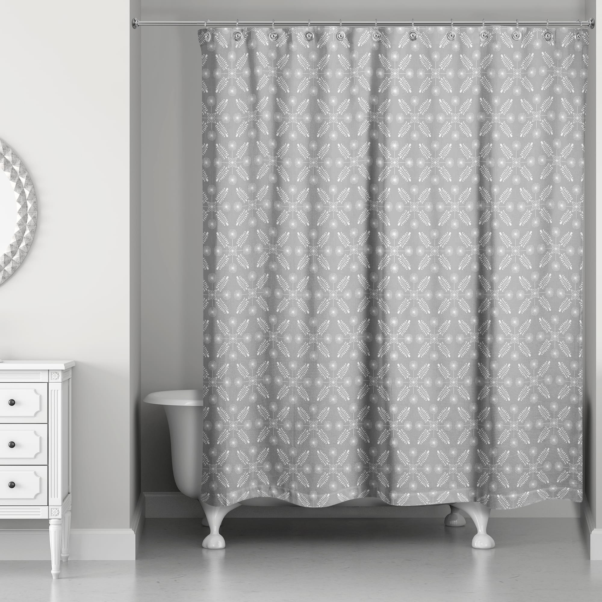 Starry Leaves Shower Curtain