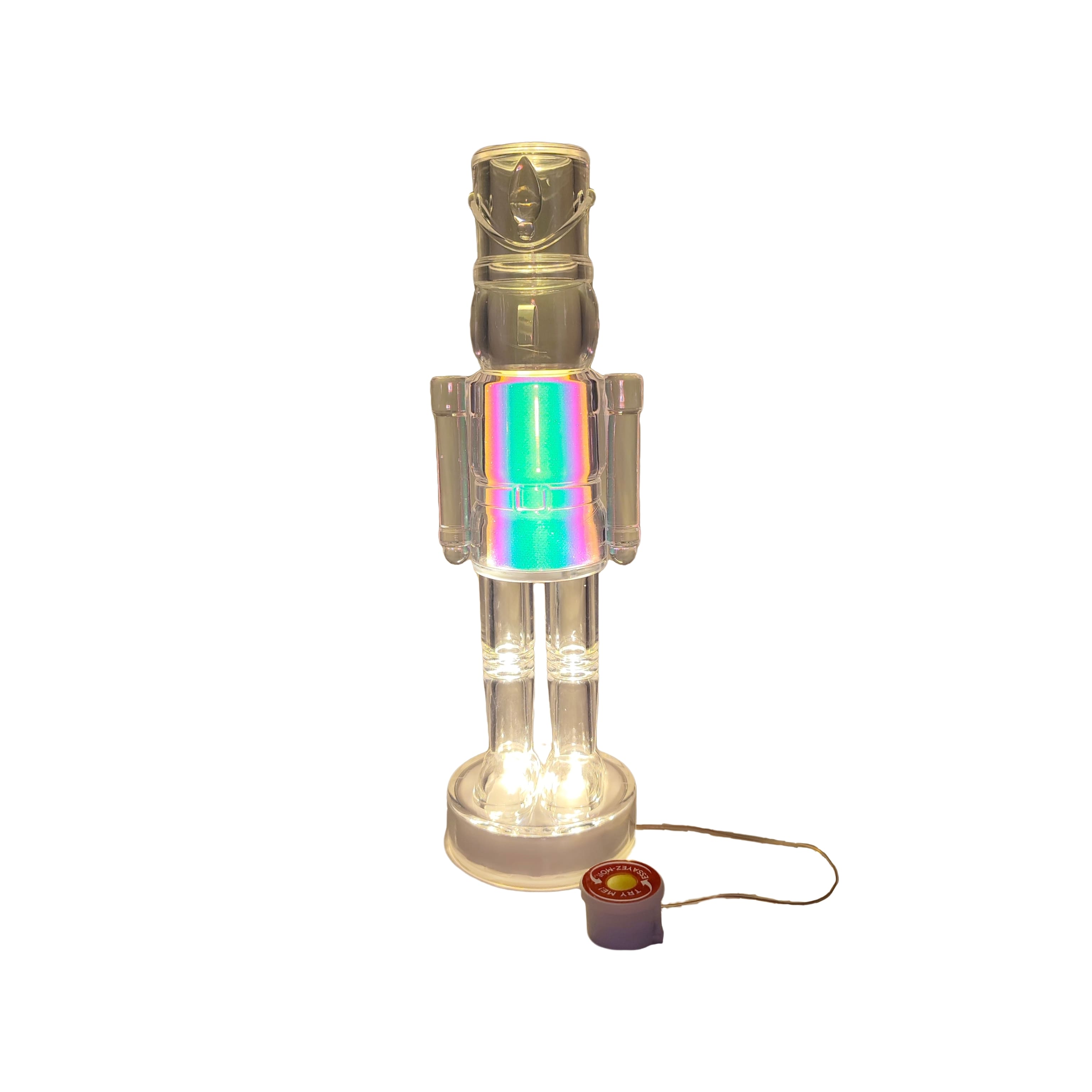 Acrylic LED Nutcracker Tabletop D&#xE9;cor by Ashland&#xAE;