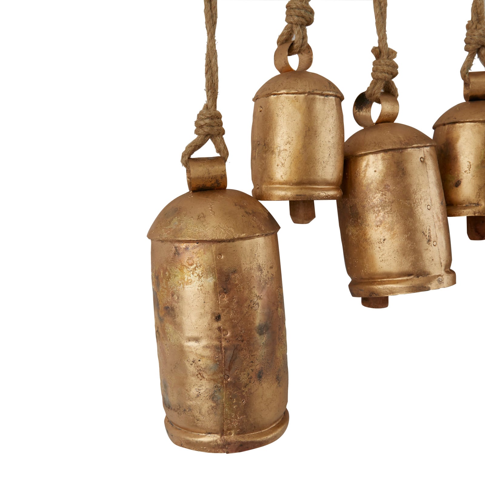 48" Metal Bohemian Decorative Cow Bells