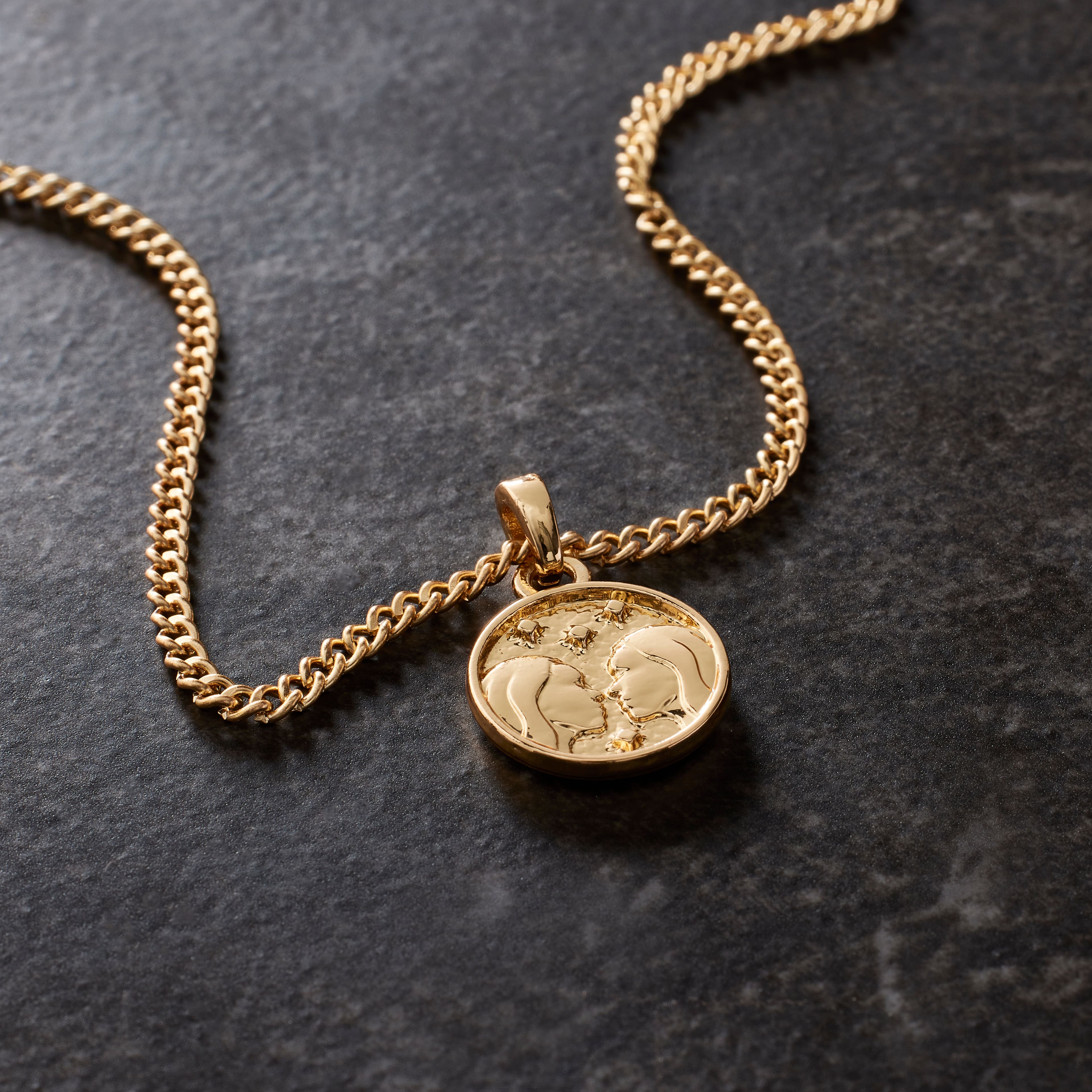 12 Pack: Metal Zodiac Coin Charm by Bead Landing™