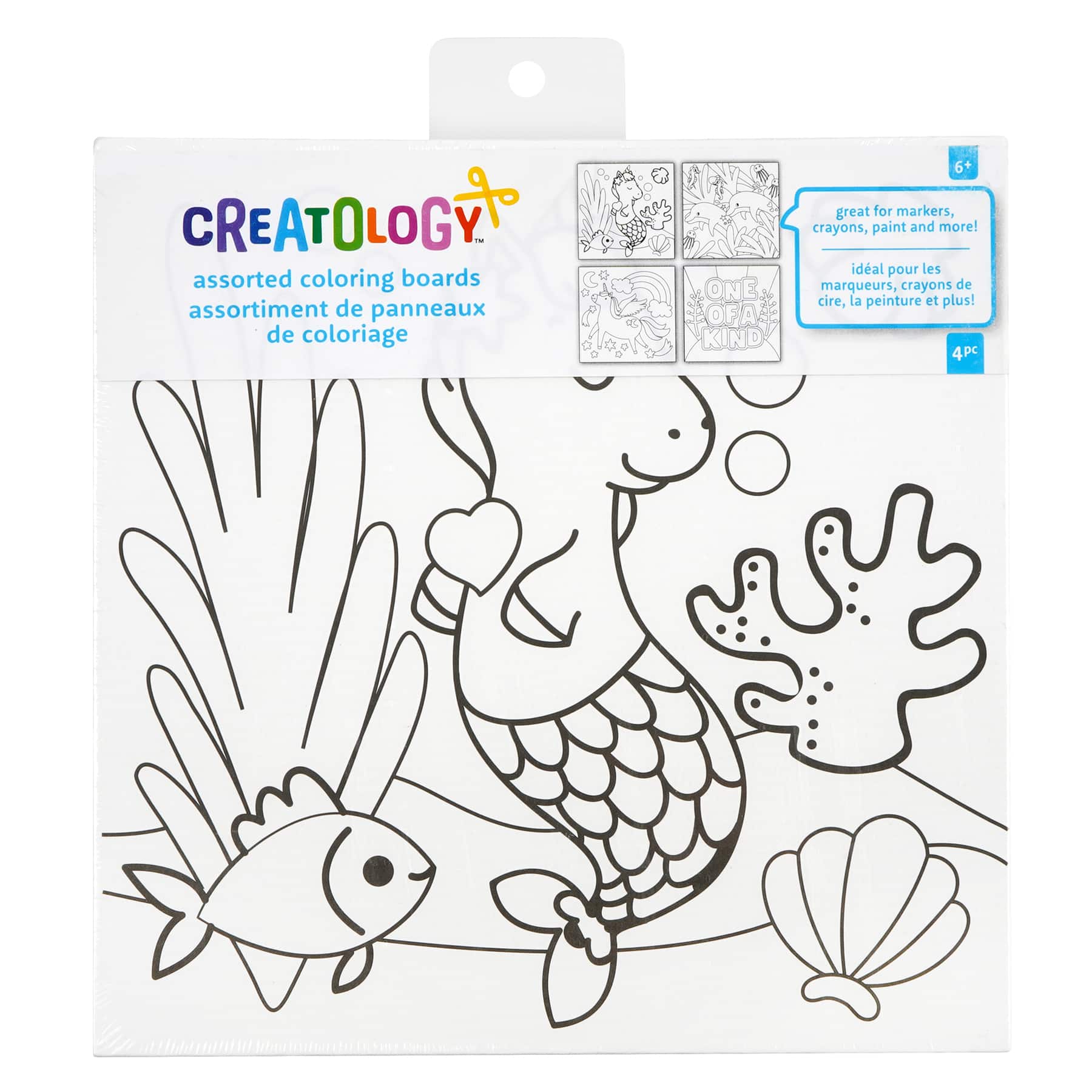 12 Pack: Coloring Board Assortment No.2 by Creatology&#x2122;
