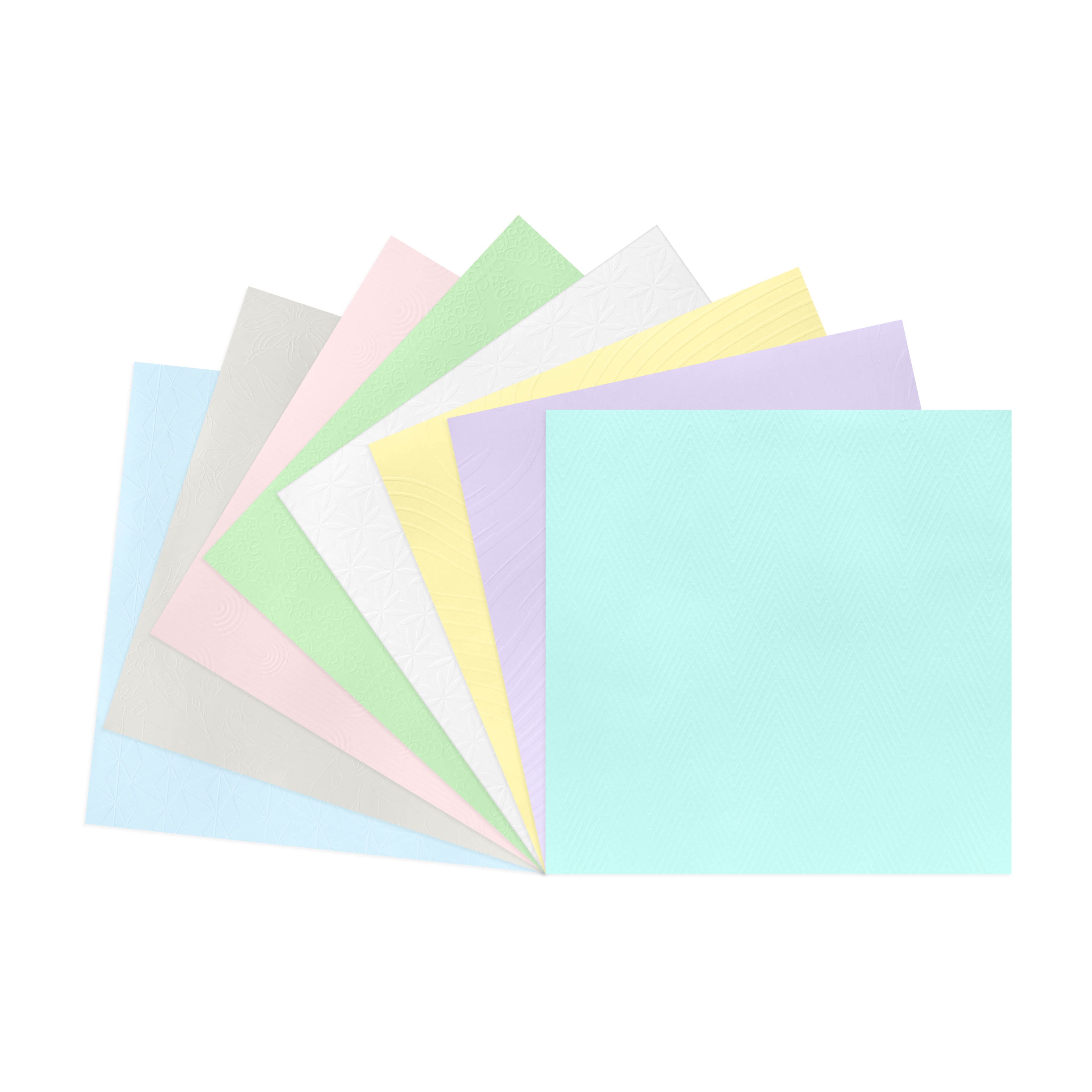 6 Pack: 12" x 12" Embossed Paper Pad by Recollections™, 58 Sheets