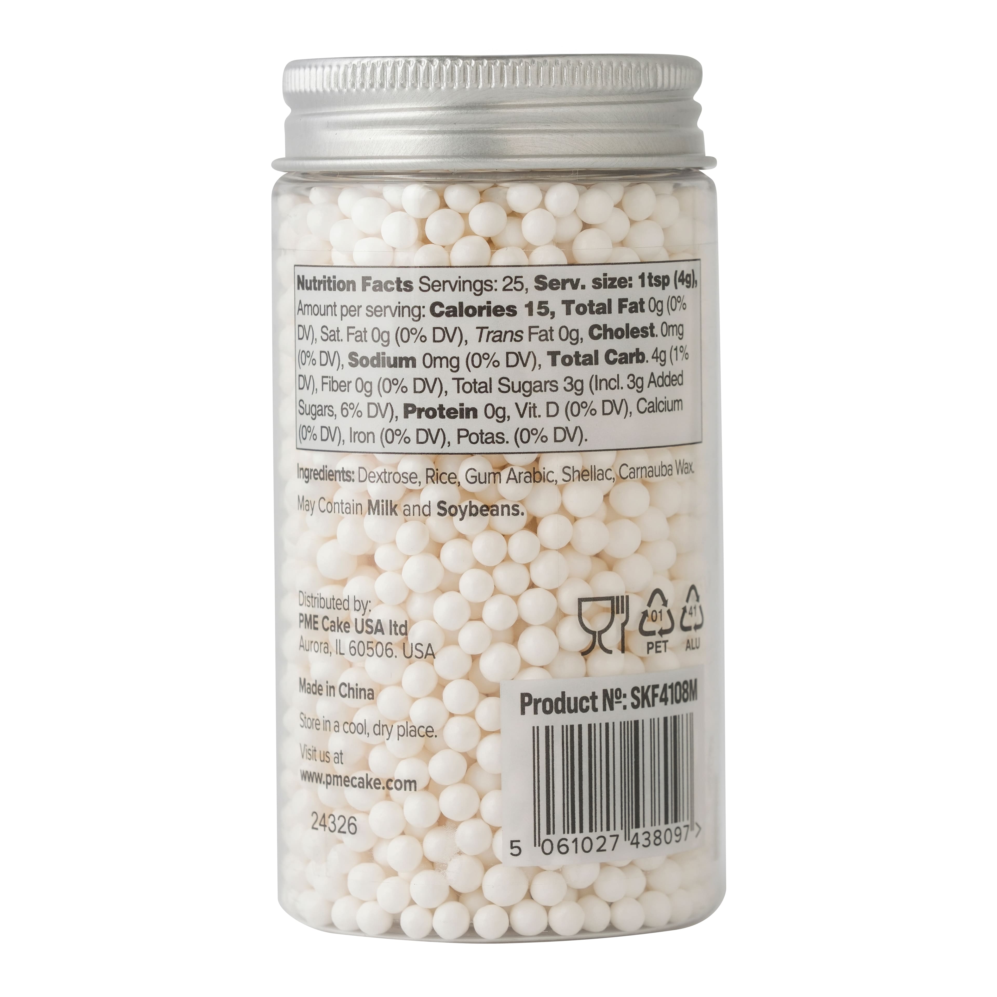 PME Cake Sweet Street&#xAE; 3.5oz. Cake Decorating Pearls