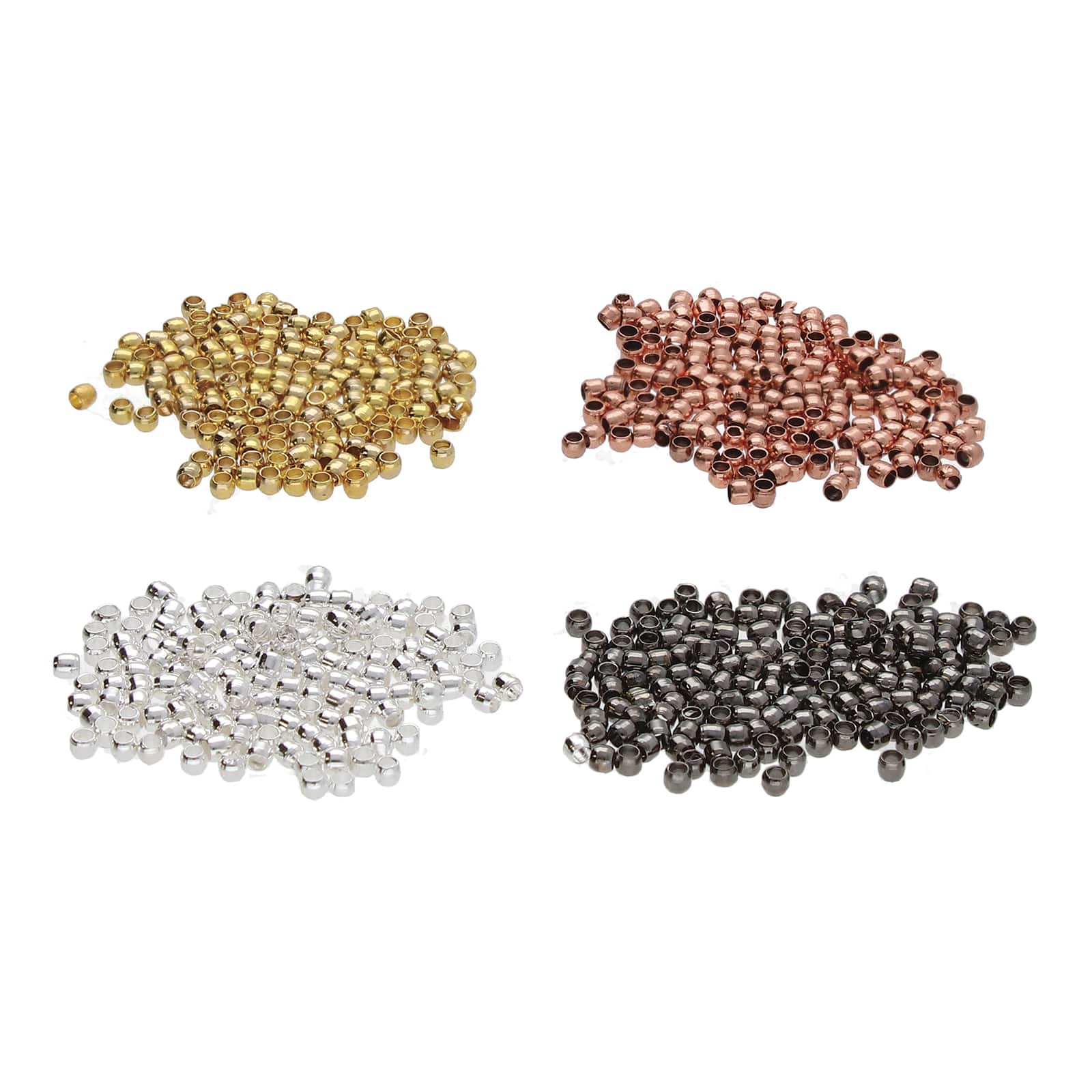 The Beadsmith® Assorted Crimp Beads, 1.3mm