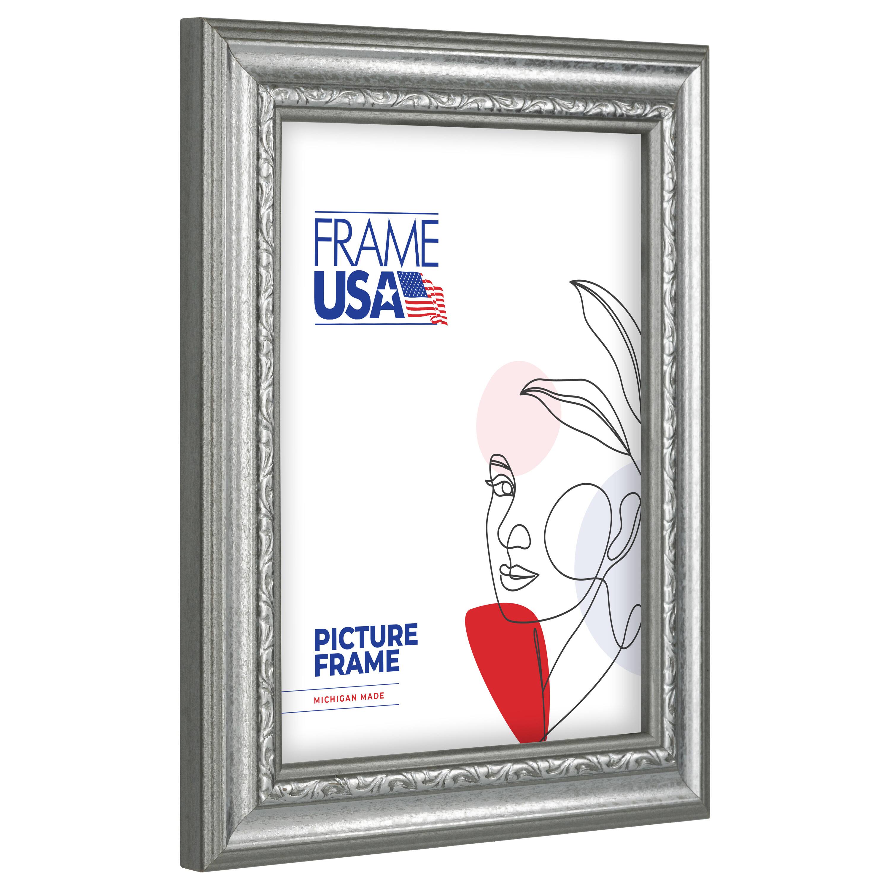 Frame USA American Value Large Silver Single Image Picture Frame