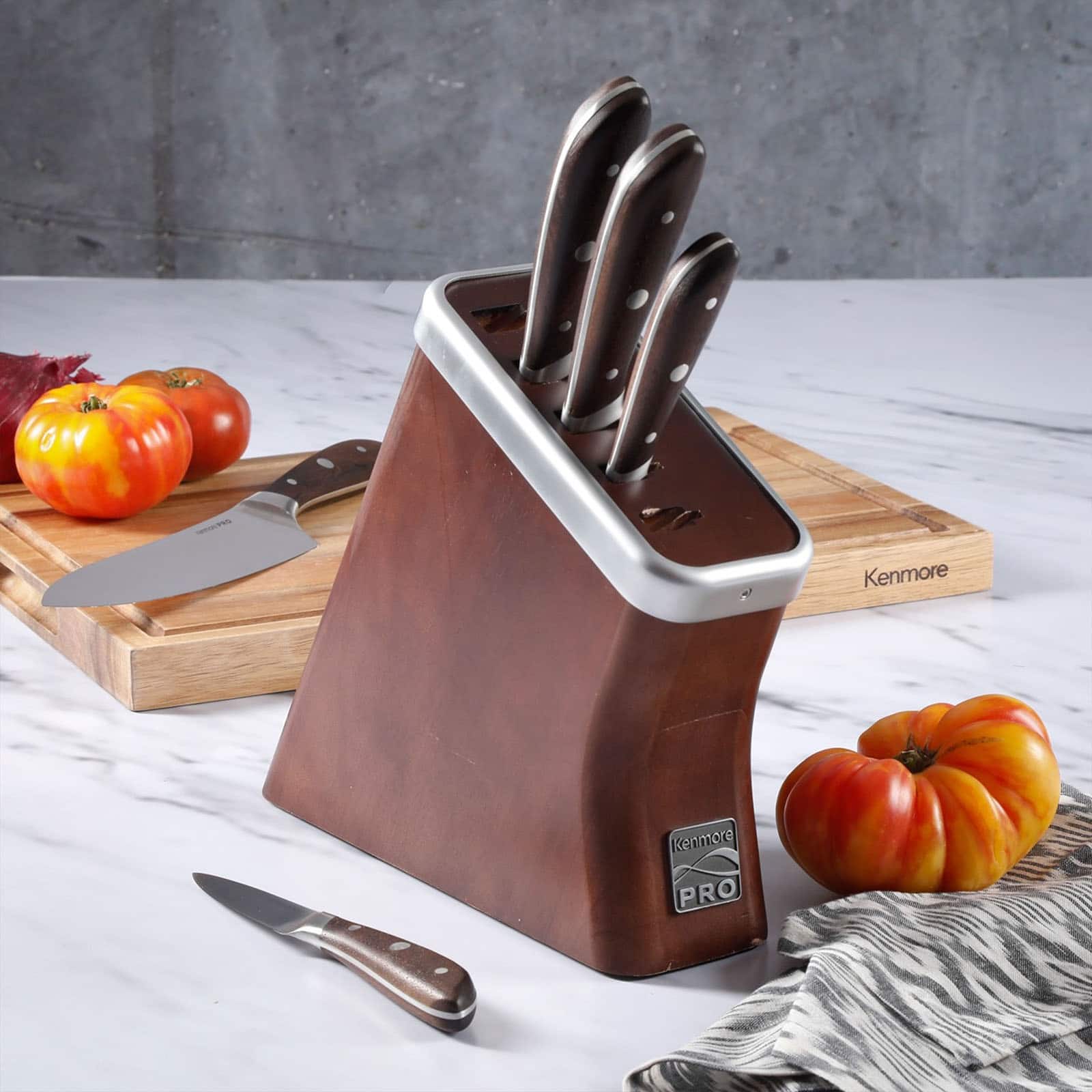 Kenmore® Pro Truman 6-Piece High Carbon Stainless Steel Cutlery Set with Wood Handles