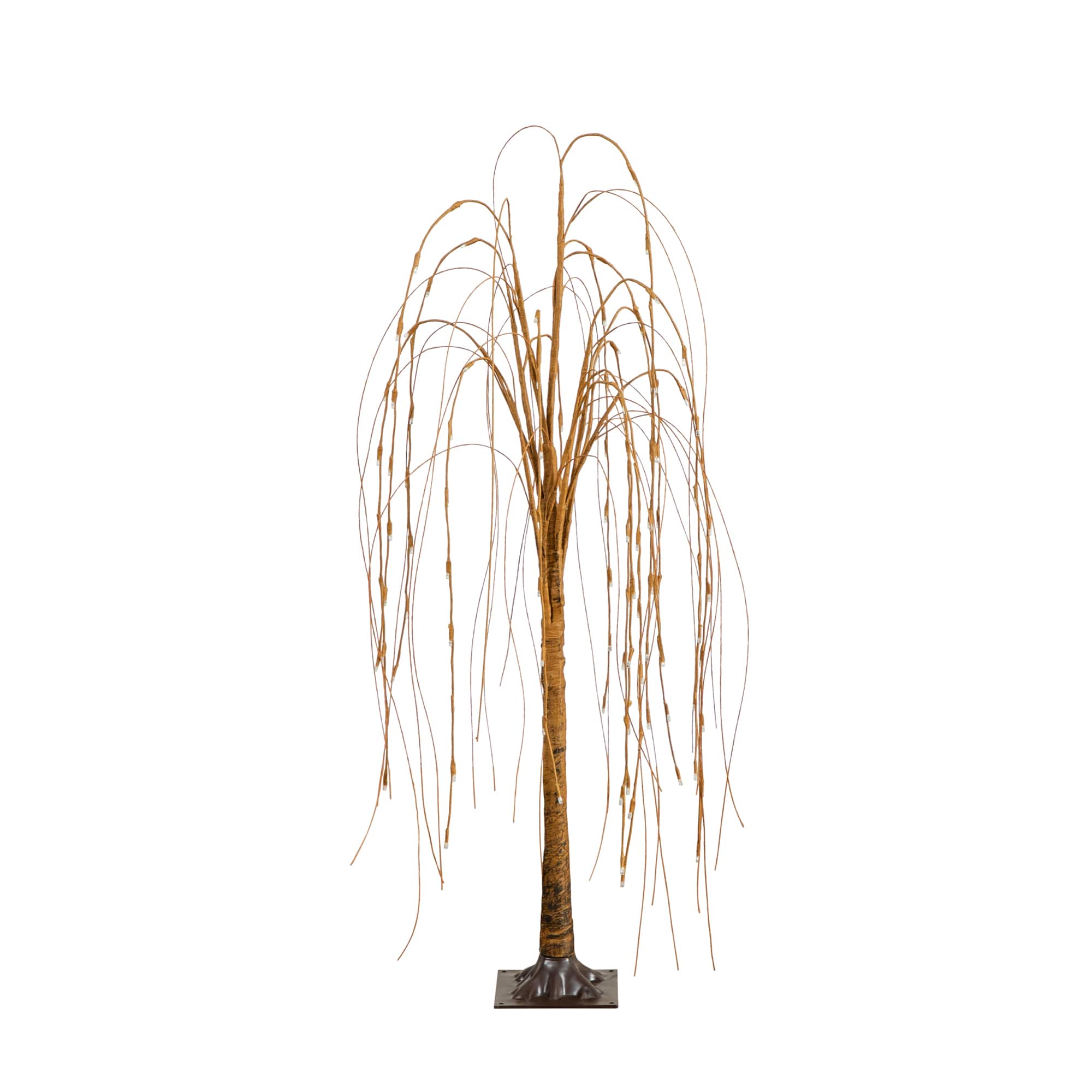 4ft. Pre-Lit Willow Artificial Christmas Tree, Warm White LED Lights