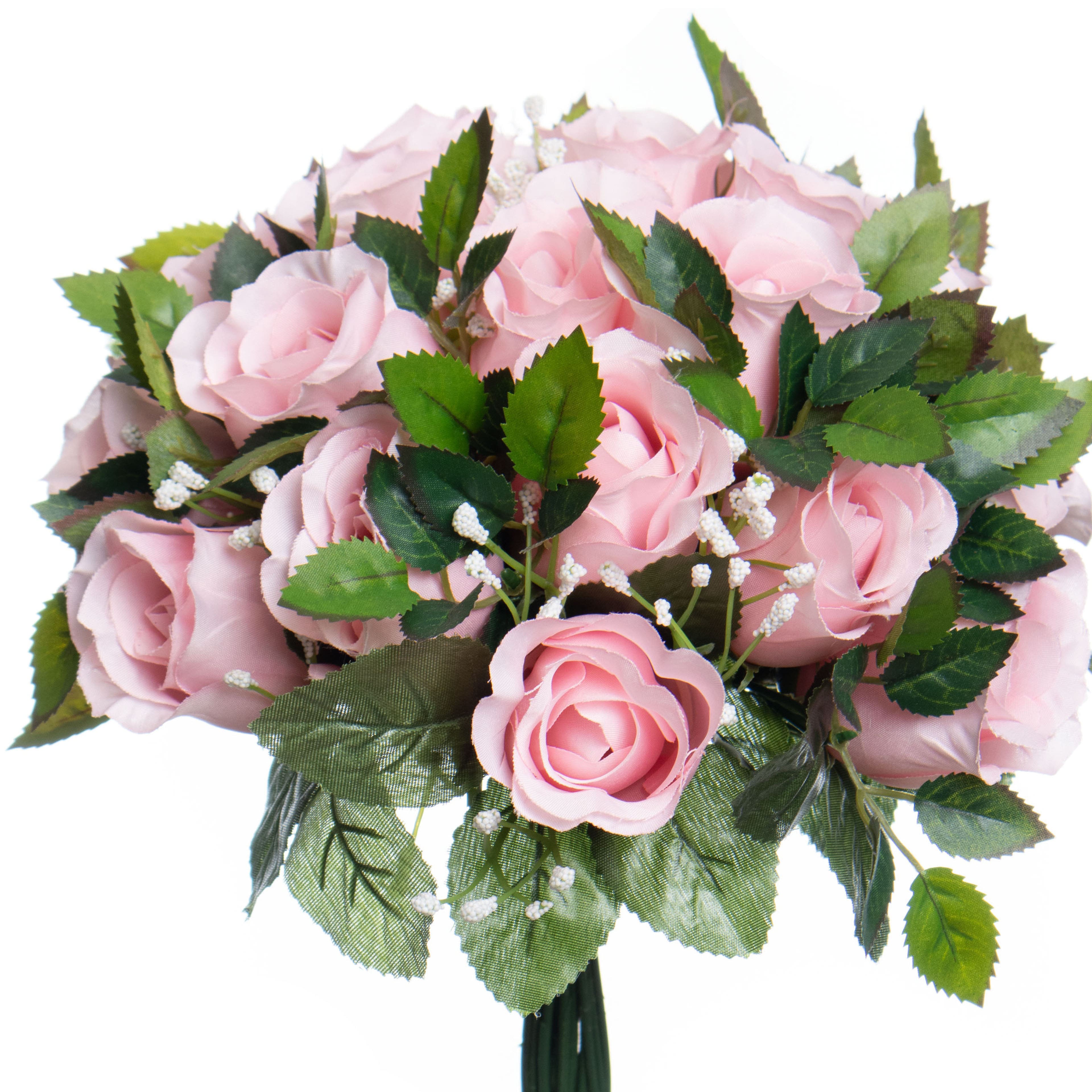 15" Pink Rose Bush by Ashland®