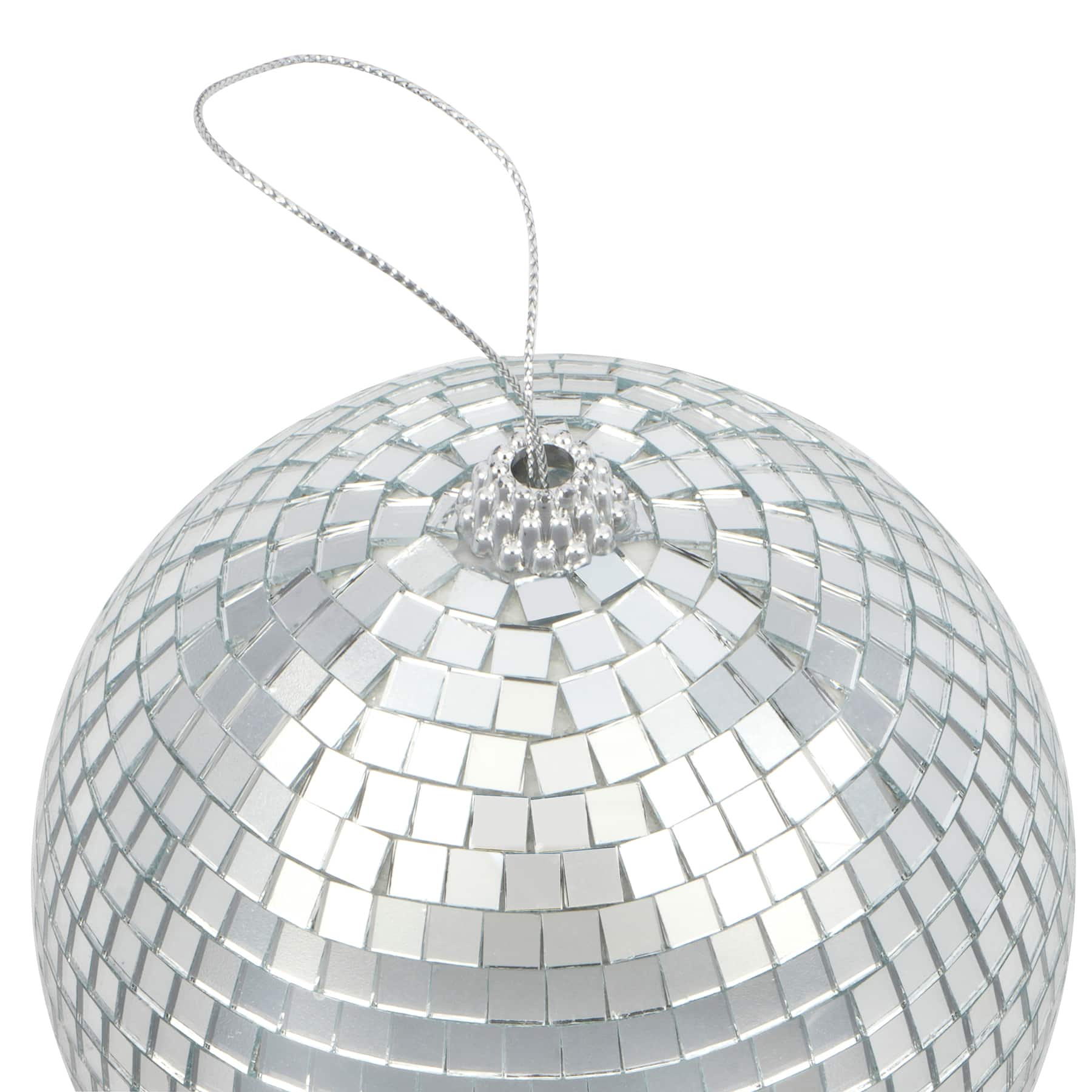 4" Silver Disco Balls, 4ct. by Celebrate It®