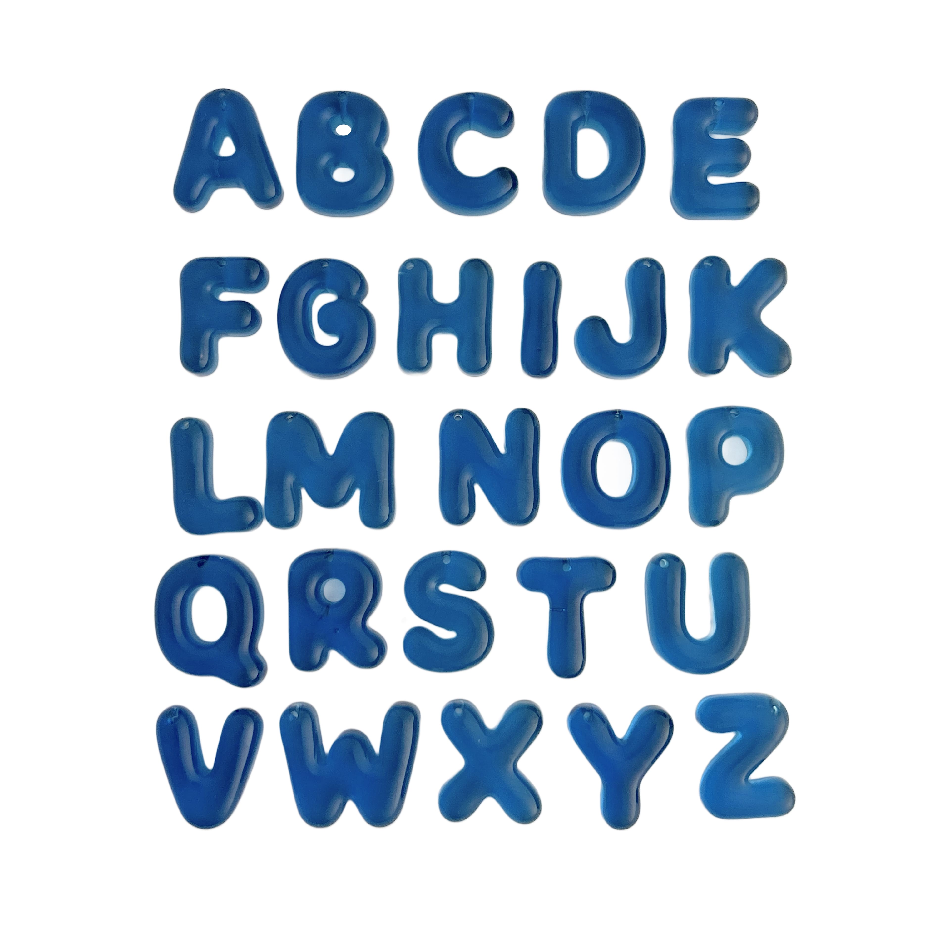 Blue Moon Studio&#x2122; UV Resin Craft Holographic Alphabet Mold